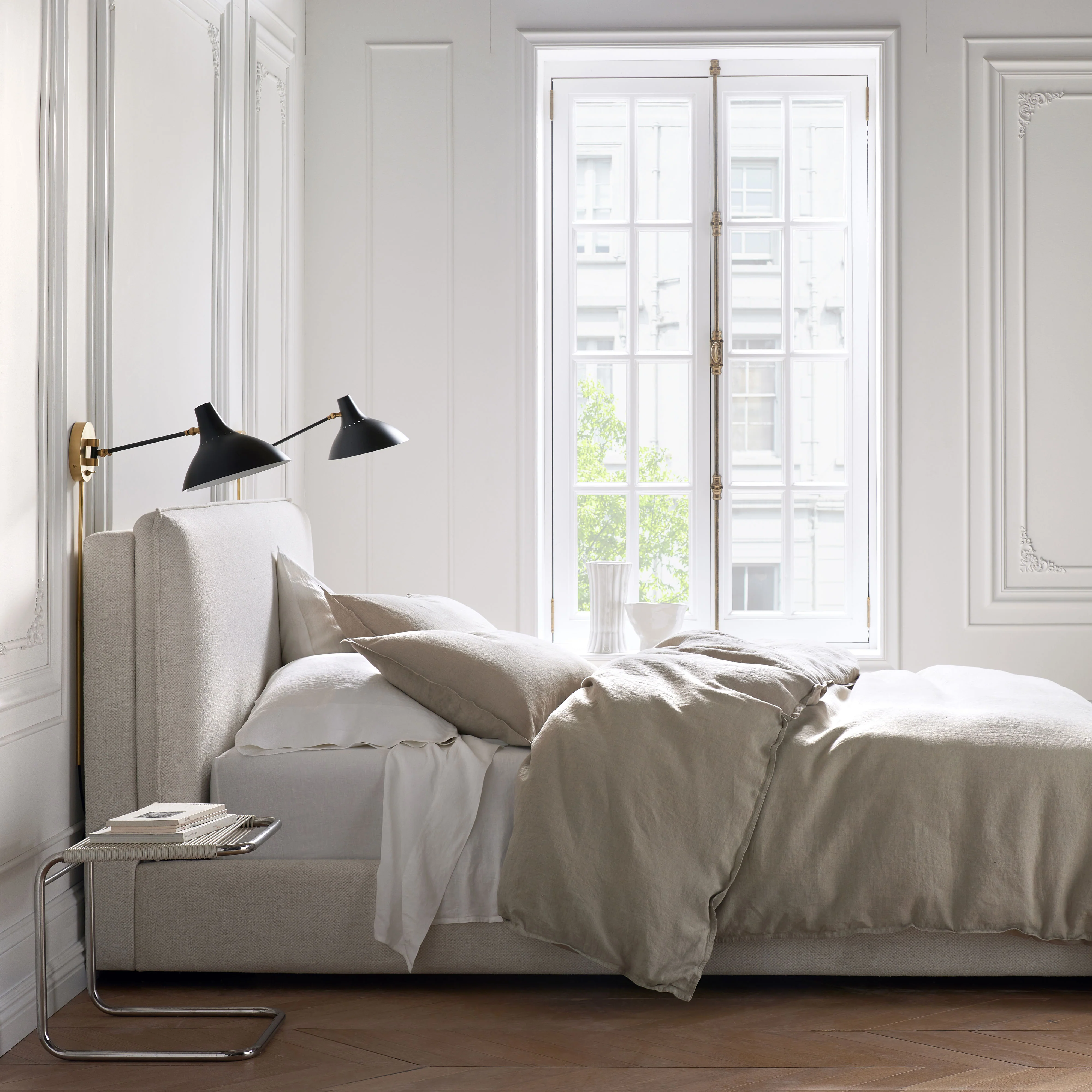 Khaki Washed-Linen Pillowcases, set of 2 - Image 3