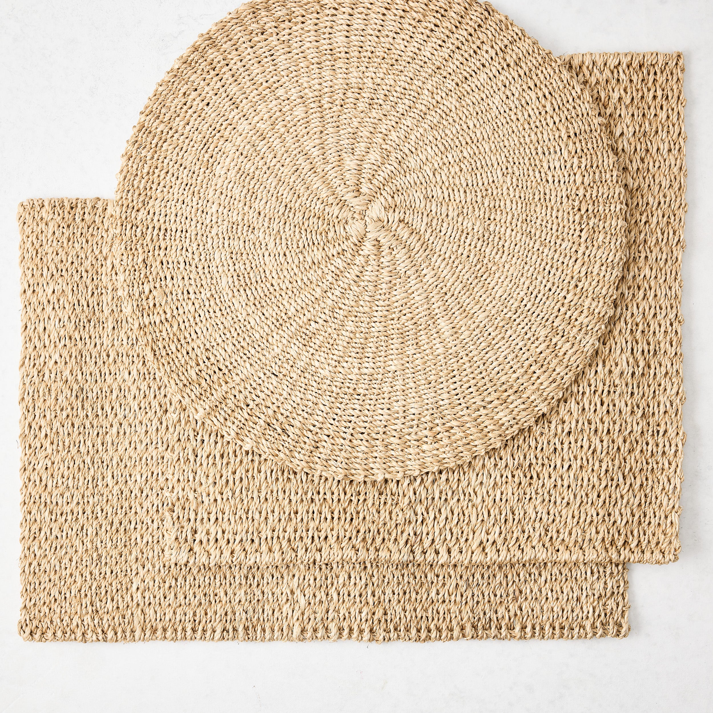 Natural Woven Rectangular Placemat - Image 2