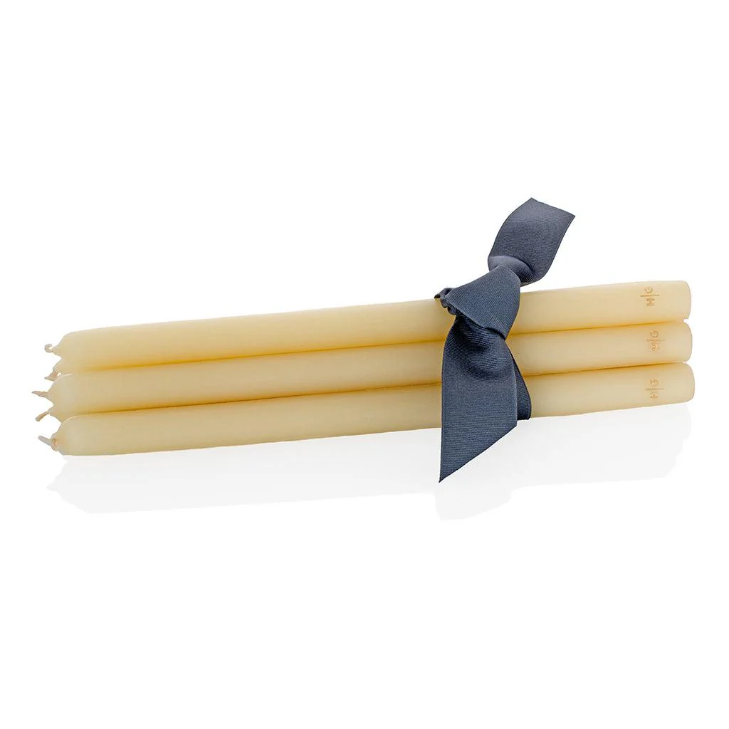 HG Amber Unscented 12" Taper Candle Bundle, Set of 5 - Image 2