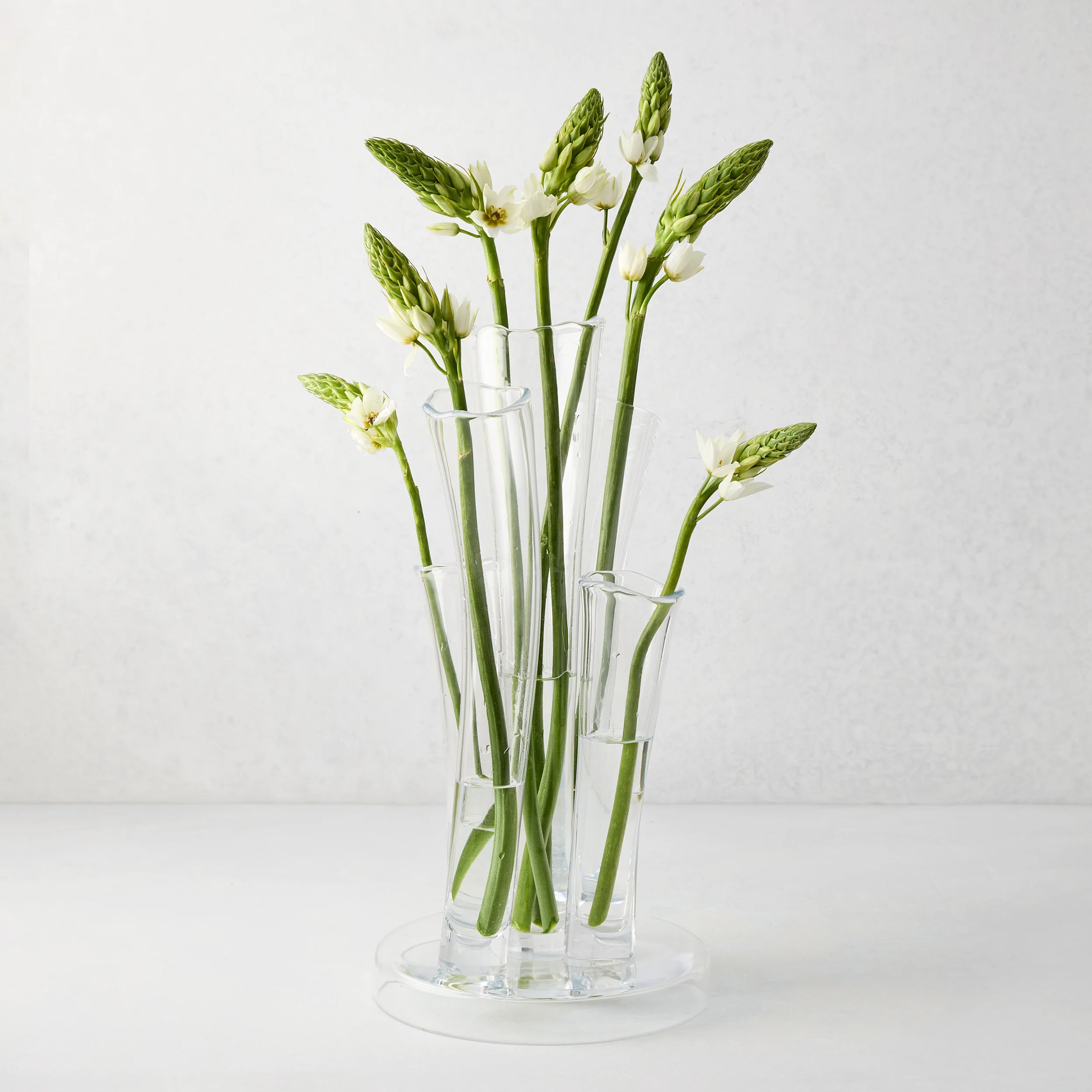 Angelina Small Scissor-Cut Glass Vase - Image 3