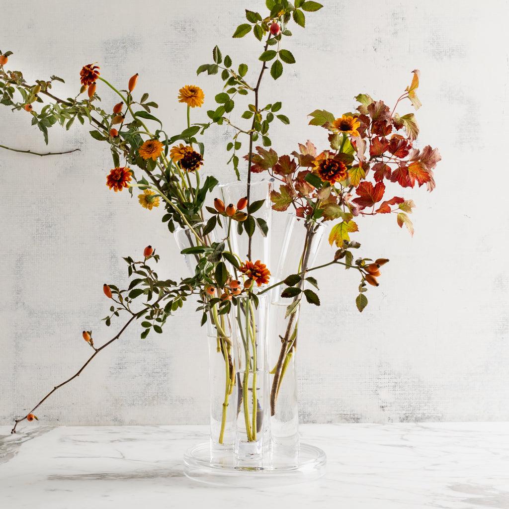 Angelina Small Scissor-Cut Glass Vase - Image 4