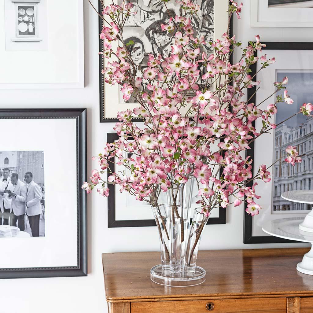 Angelina Small Scissor-Cut Glass Vase - Image 5