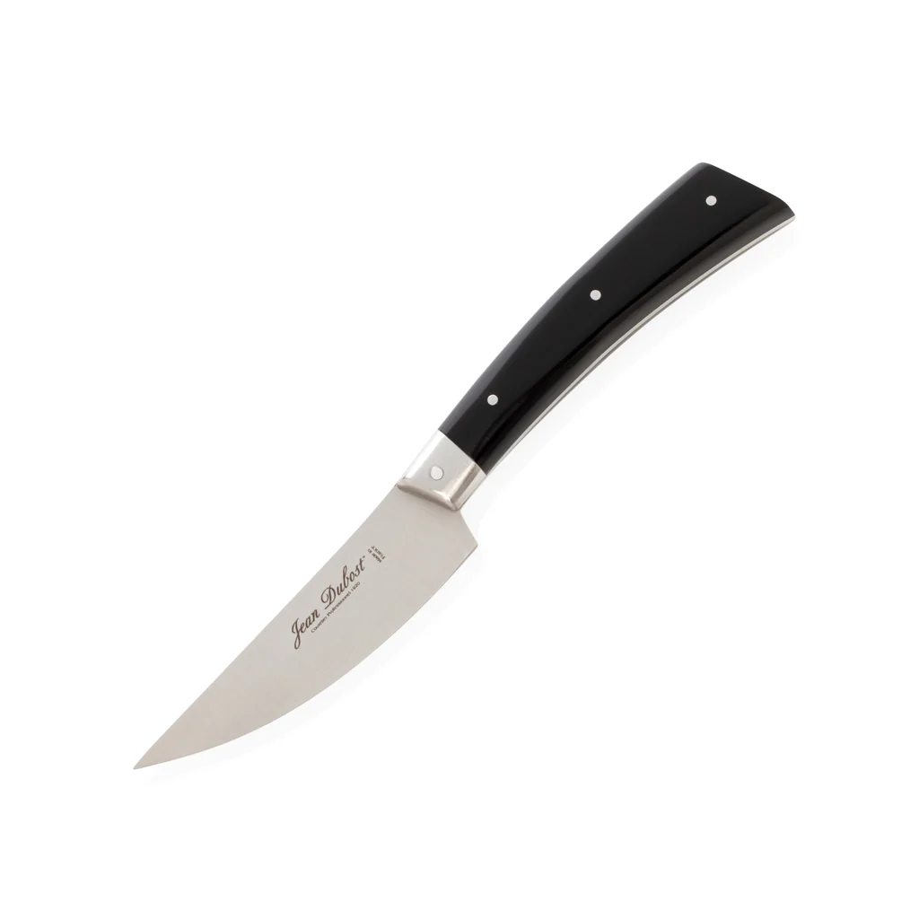 Jean Dubost Black Handled Steak Knives, Set of 6 - Image 4