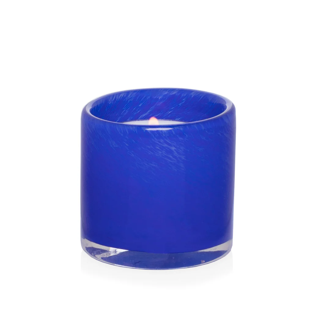 Blue Votive Glass Candle Holder - Image 4