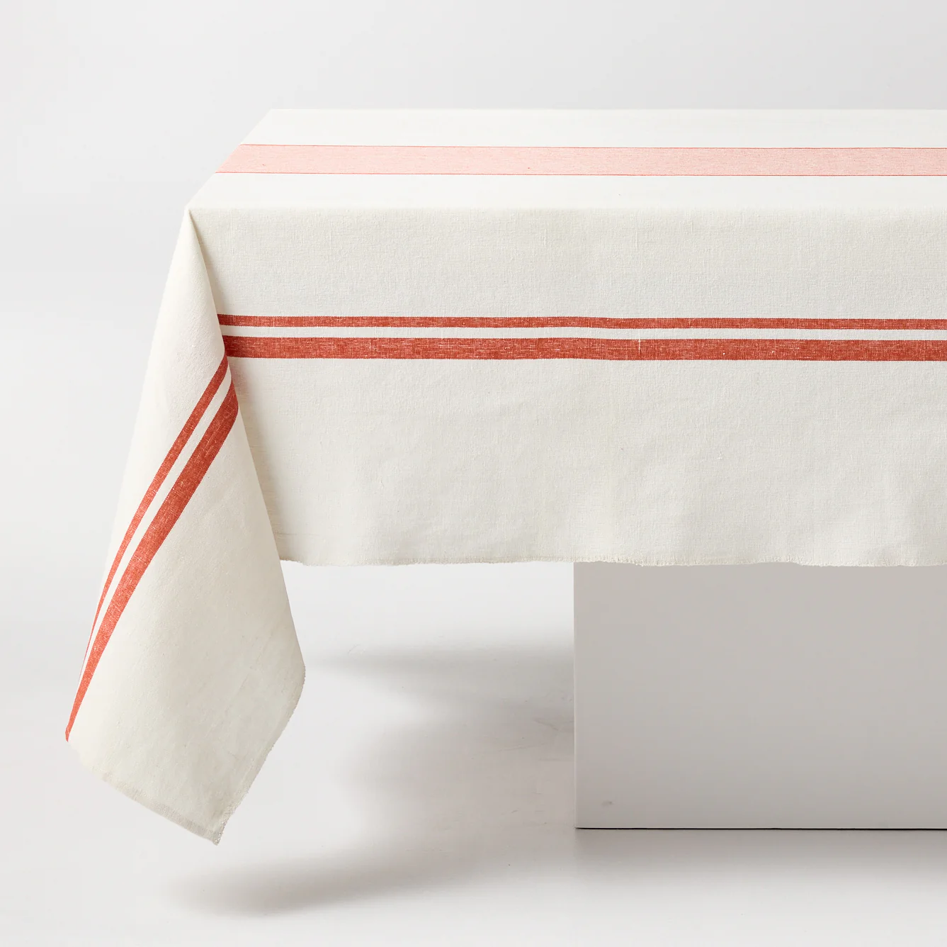Orange Boat Stripe Tablecloth