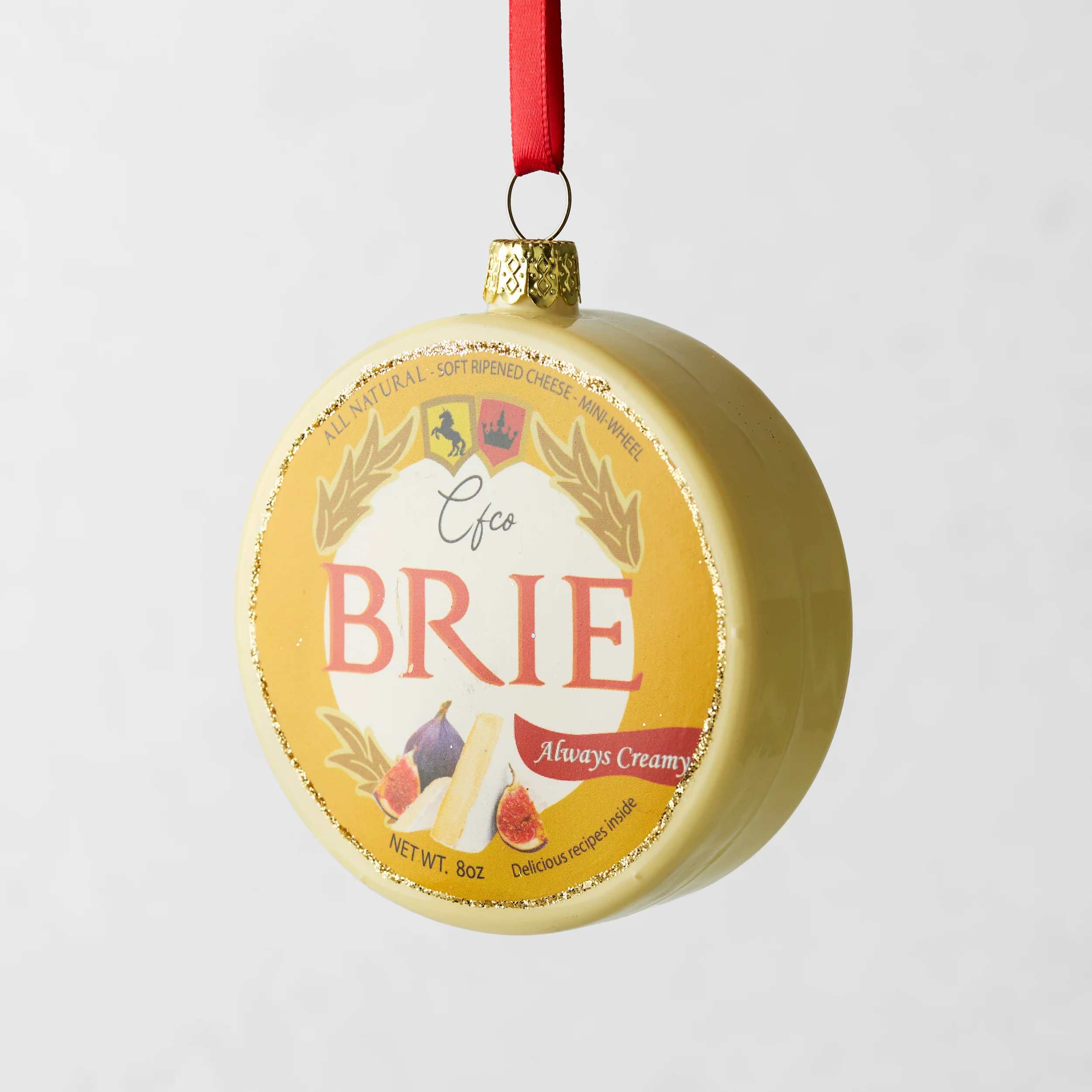 Brie Cheese Christmas Tree Ornament - Image 2
