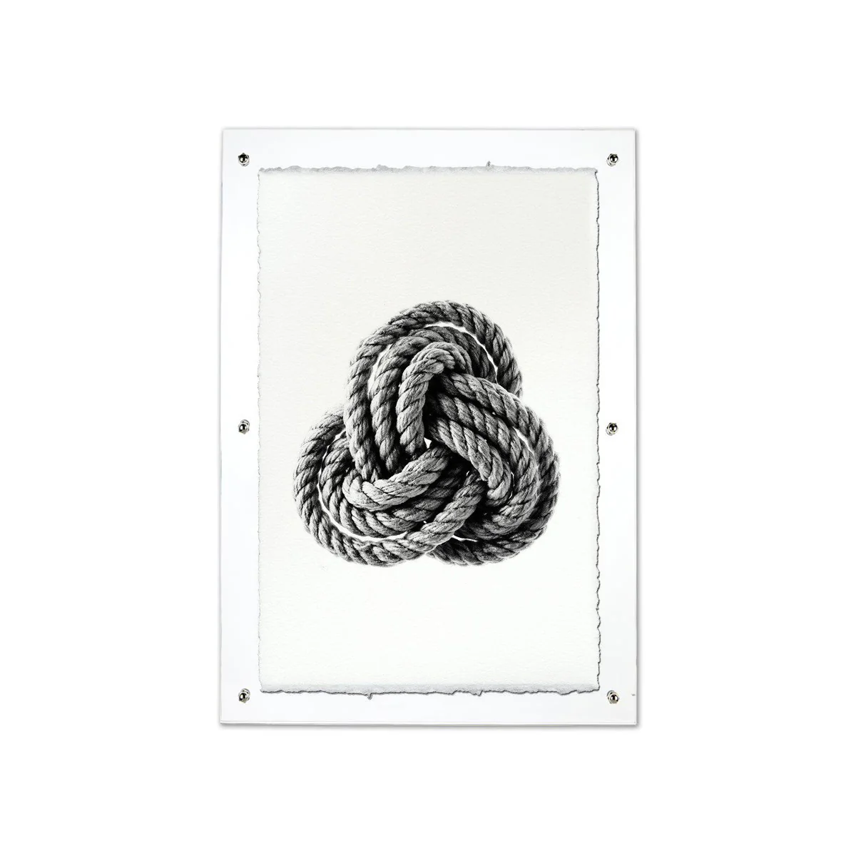 Carrick Nautical Knot Handmade Paper Wall Art Print - Image 2
