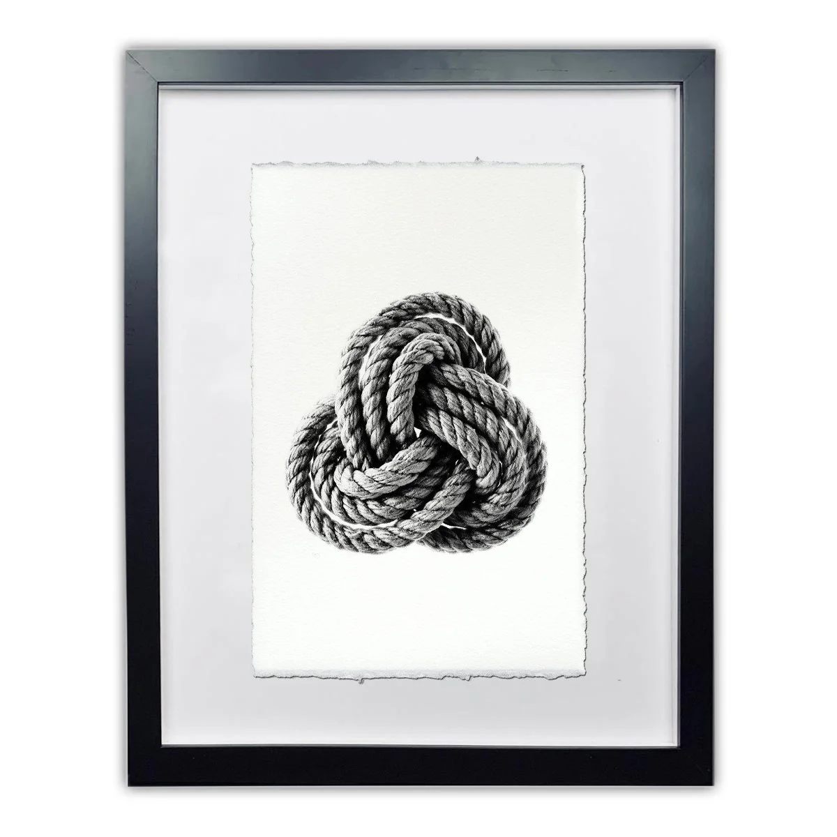 Carrick Nautical Knot Handmade Paper Wall Art Print - Image 3