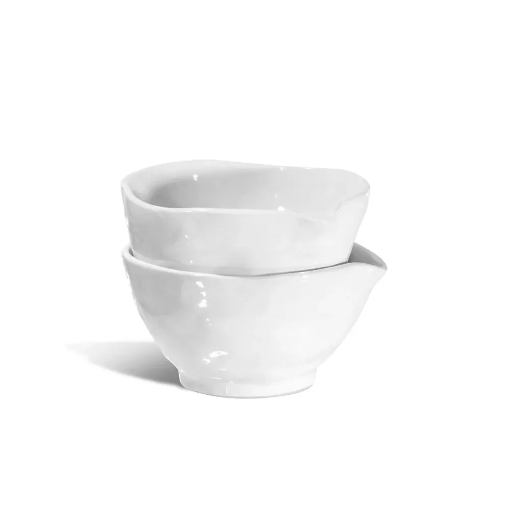 Handmade Ceramic Bowl 4999 by Montes Doggett, set of 2 - Image 3