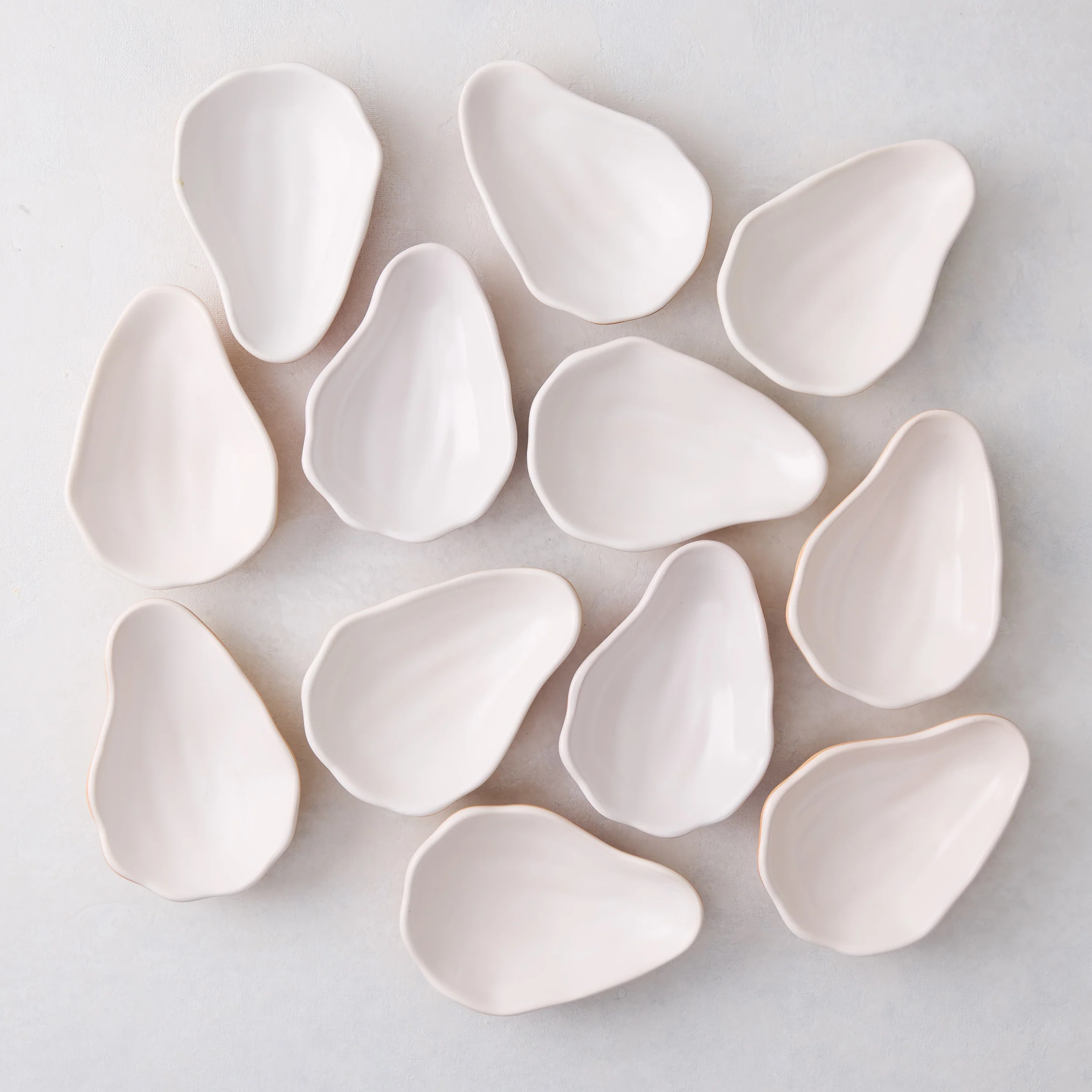 Ceramic Oyster Shells, Set of 12 - Image 3