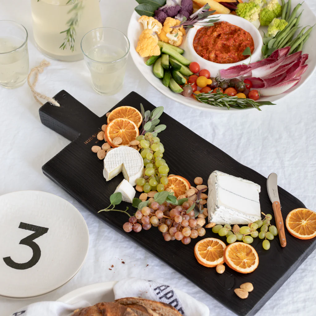 White Ceramic Chip and Dip Serving Platter - Image 7