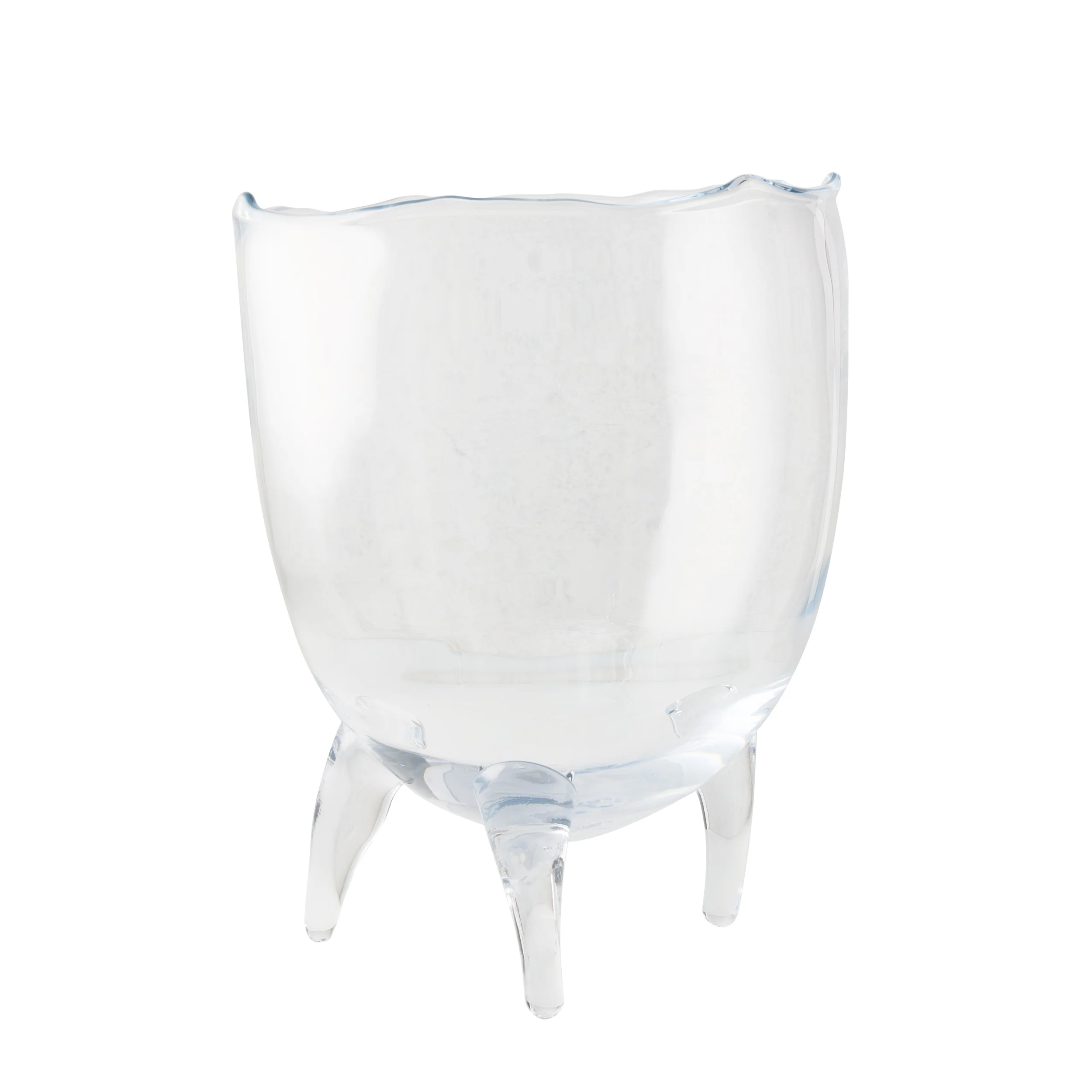 Cis Large Scissor-Cut Glass Bowl - Image 4