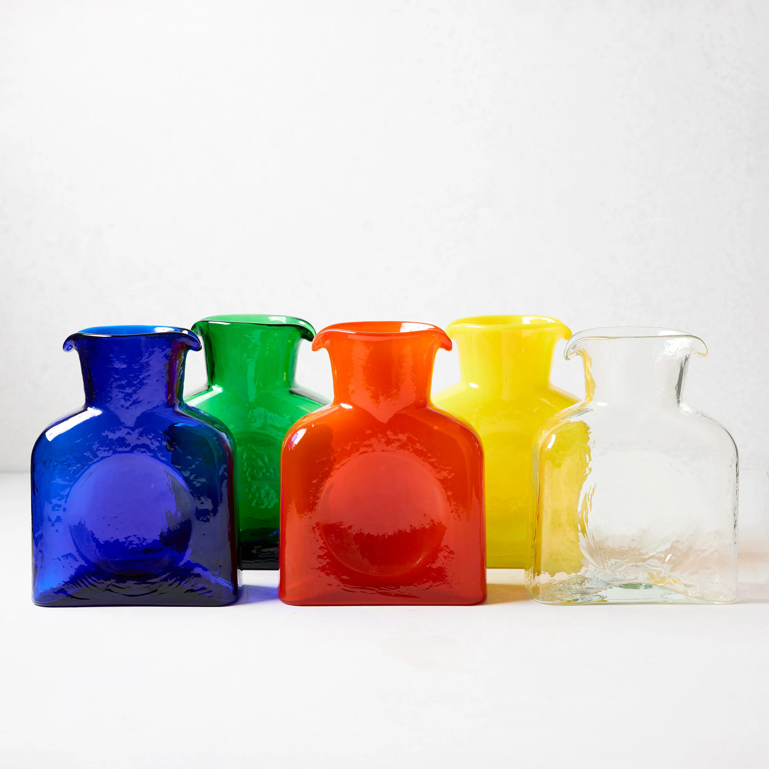 Cabell Orange Square Glass Pitcher - Image 2