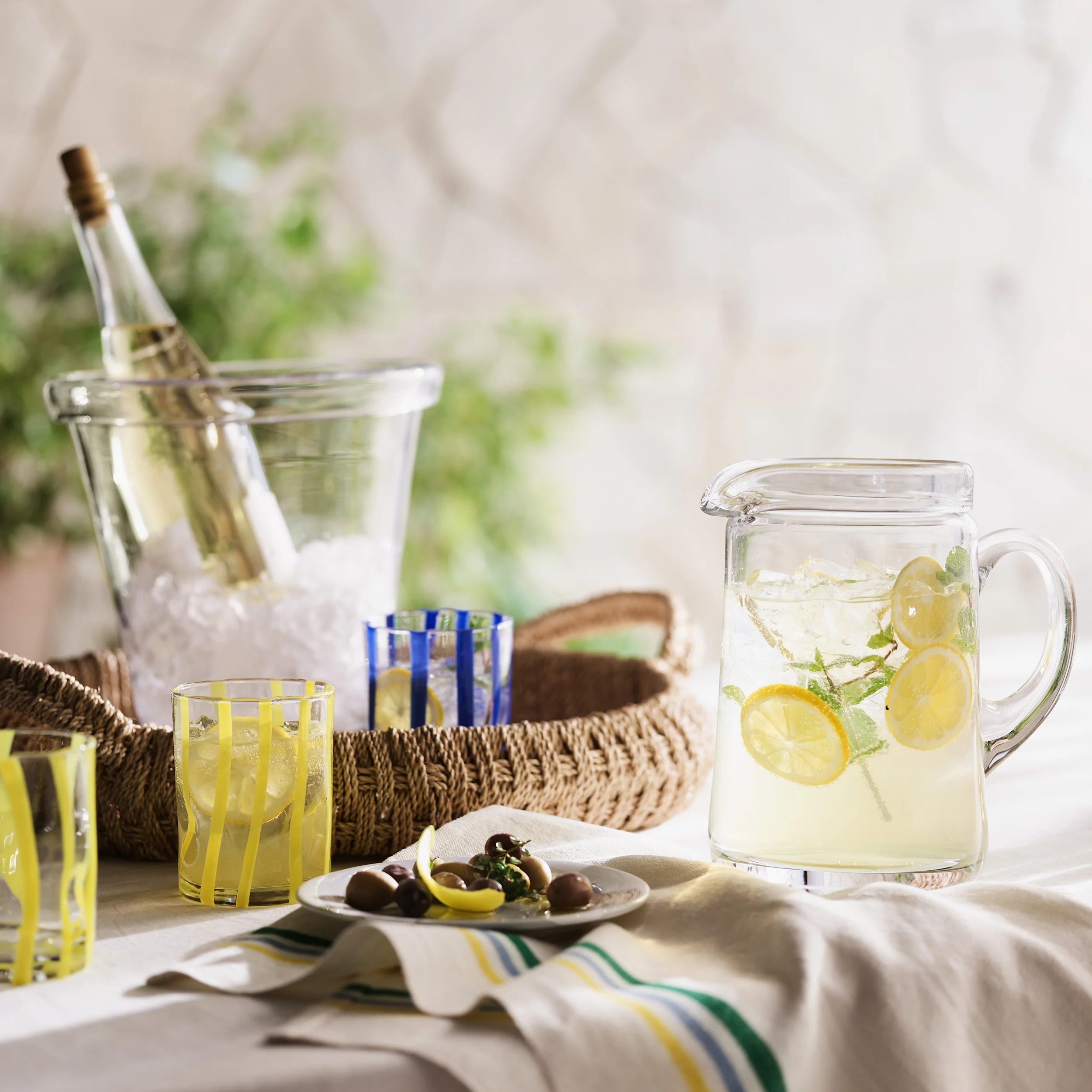 Large Oxford Glass Pitcher - Image 2