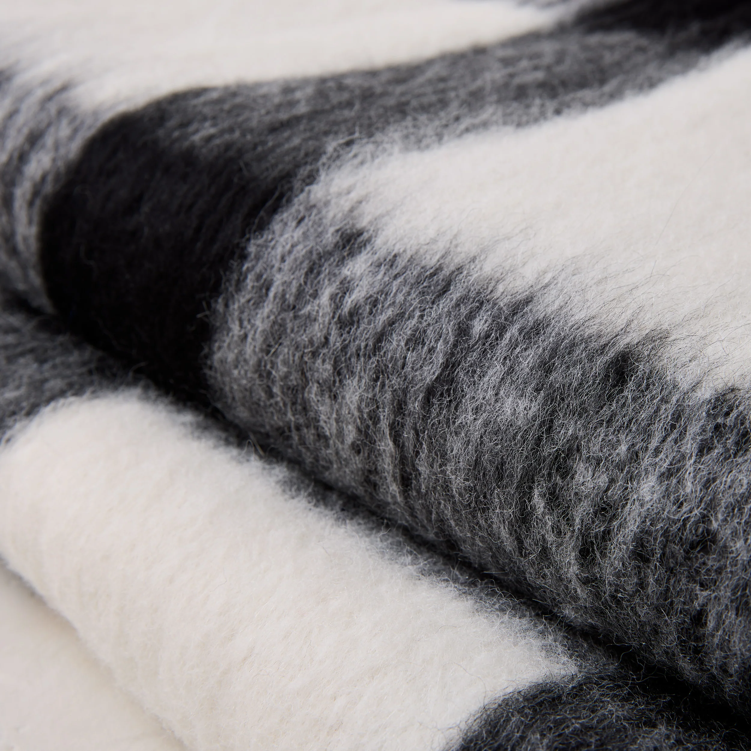 Diane Keaton + Hudson Grace Black Buffalo Check Alpaca Throw Blanket - Image 5