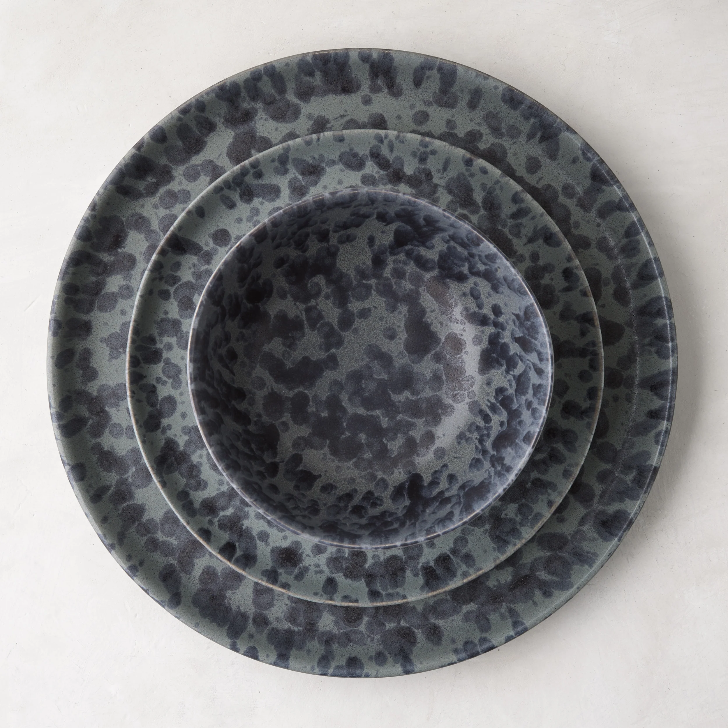 Diane Keaton + Hudson Grace Composition Splatter Stoneware Salad Plate - Image 3