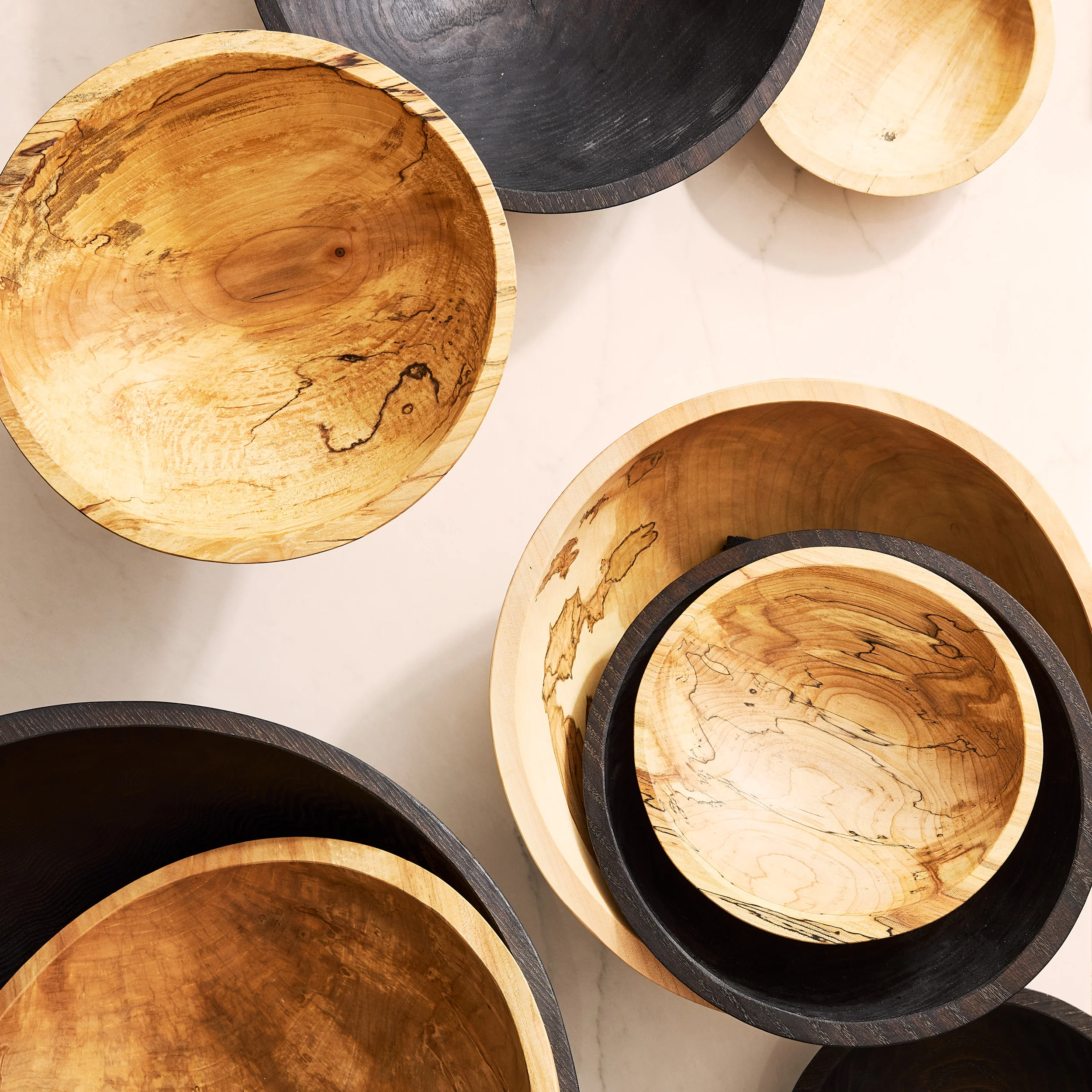 Ebonized Wood Bowl, 13" - Image 3