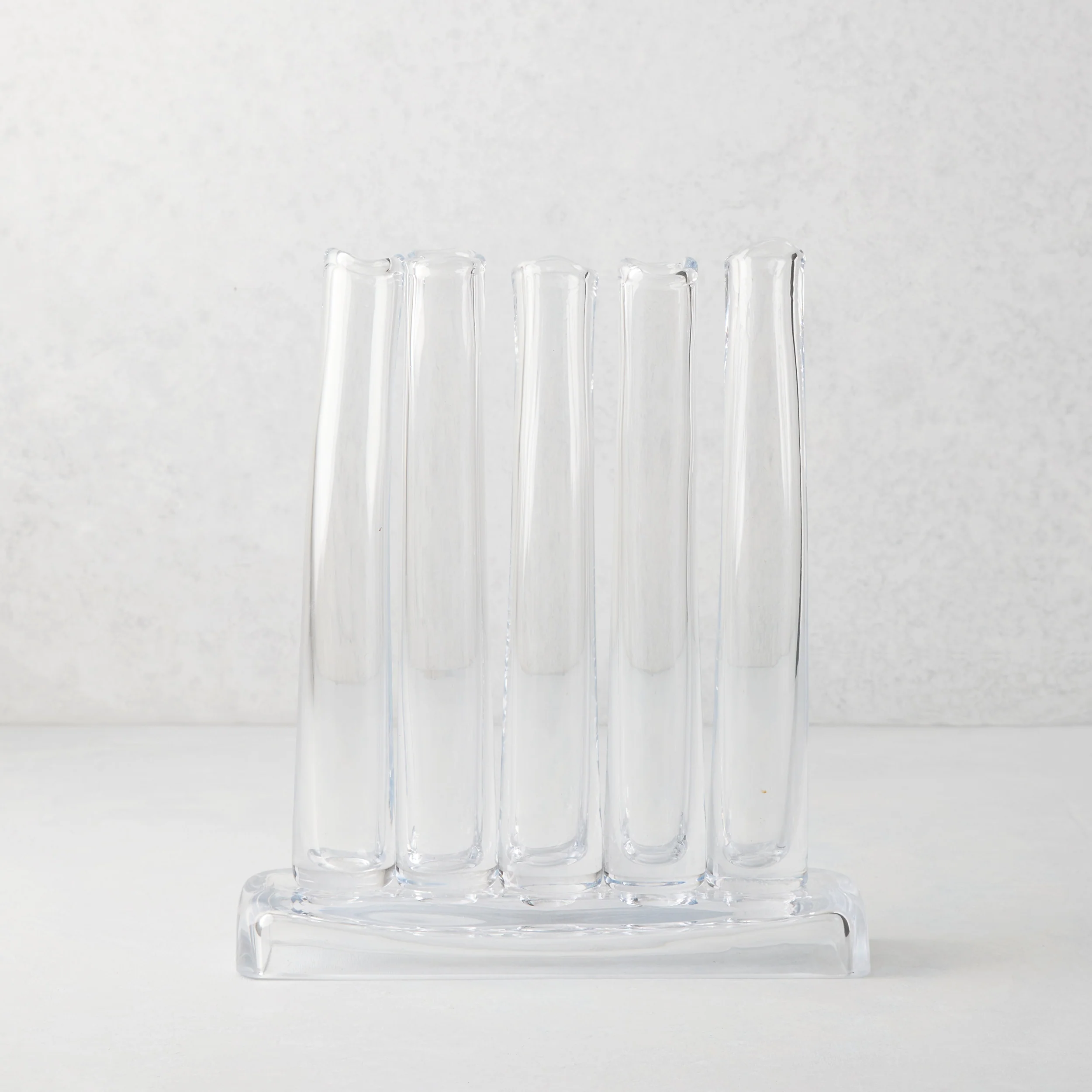 Elli Small Scissor-Cut Glass Vase - Image 3