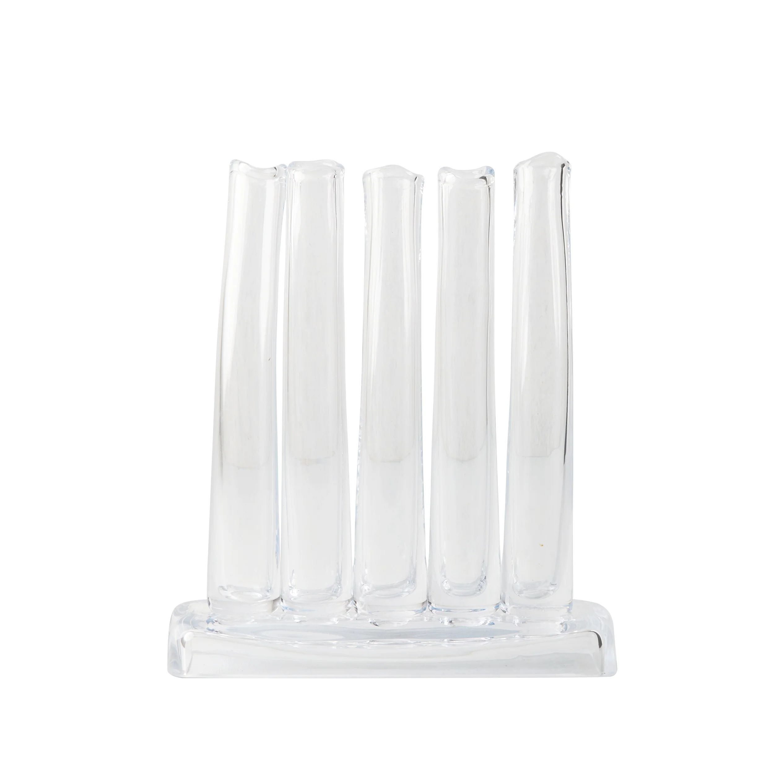 Elli Small Scissor-Cut Glass Vase - Image 5