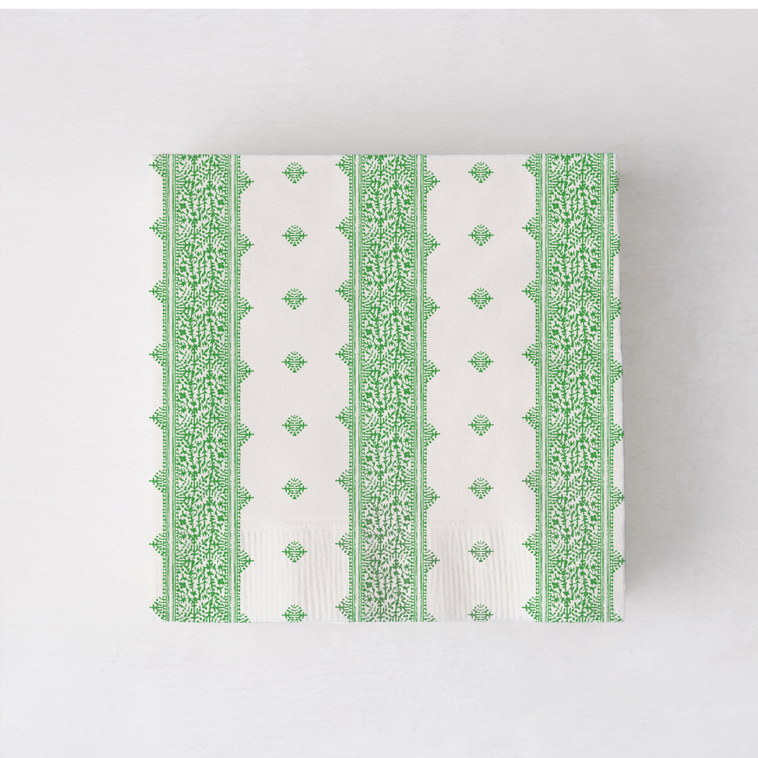 Peter Dunham + Hudson Grace Green Fig and Fez, Cocktail Napkins Set of 50