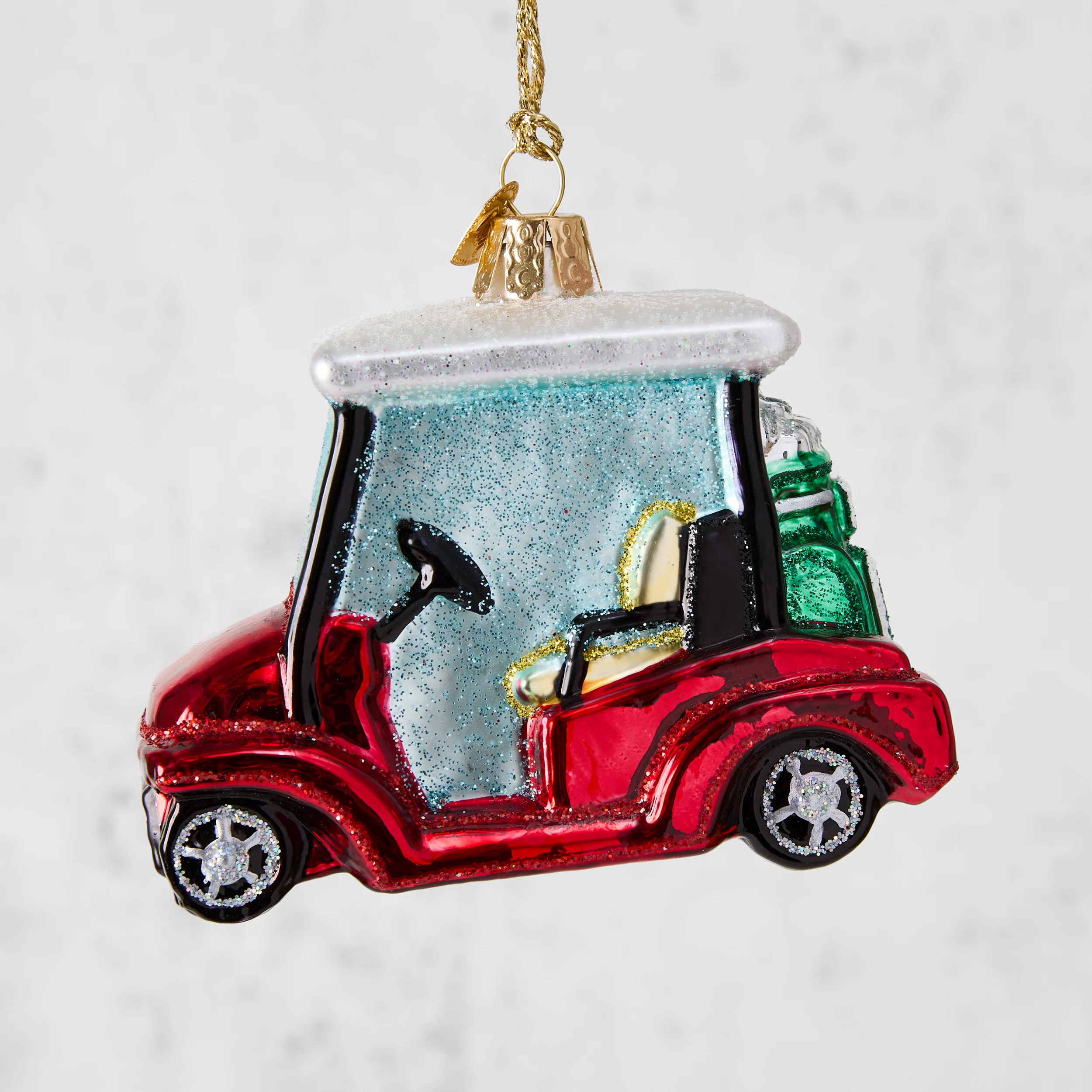 Golf Cart Christmas Tree Ornament