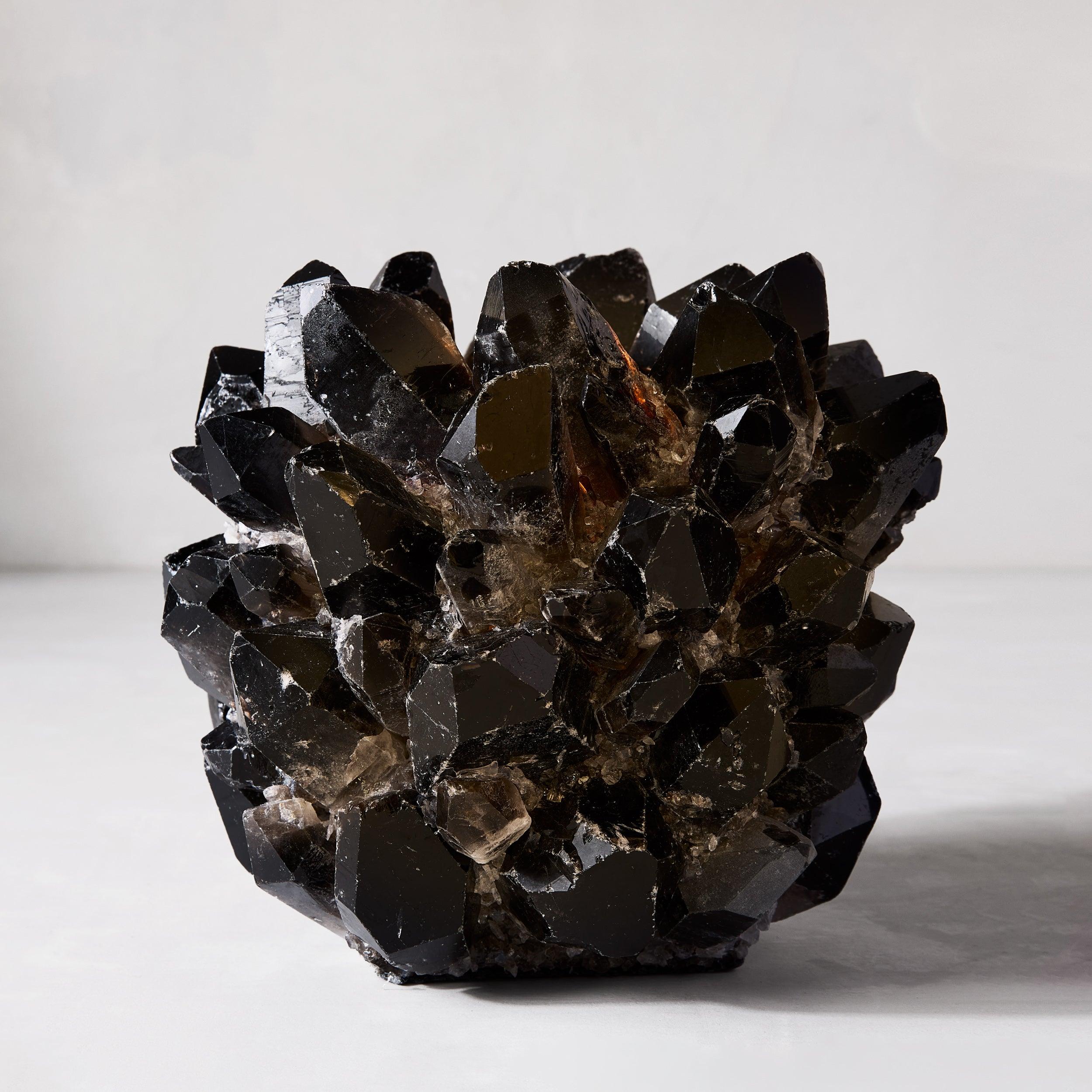 Black Grande Quartz Votive Candle Holder - Image 4