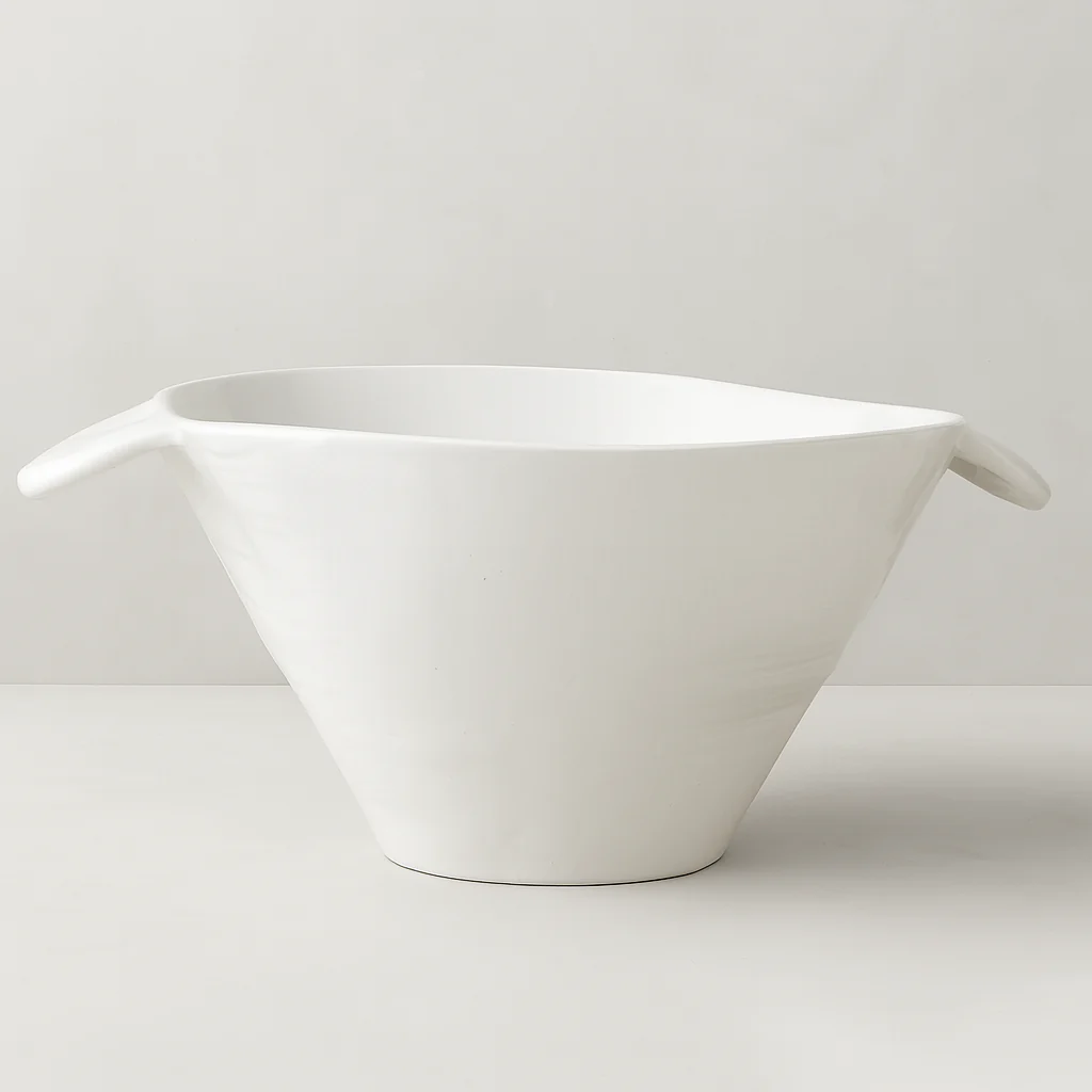 Handmade Ceramic Serve Bowl 5284-L by Montes Doggett