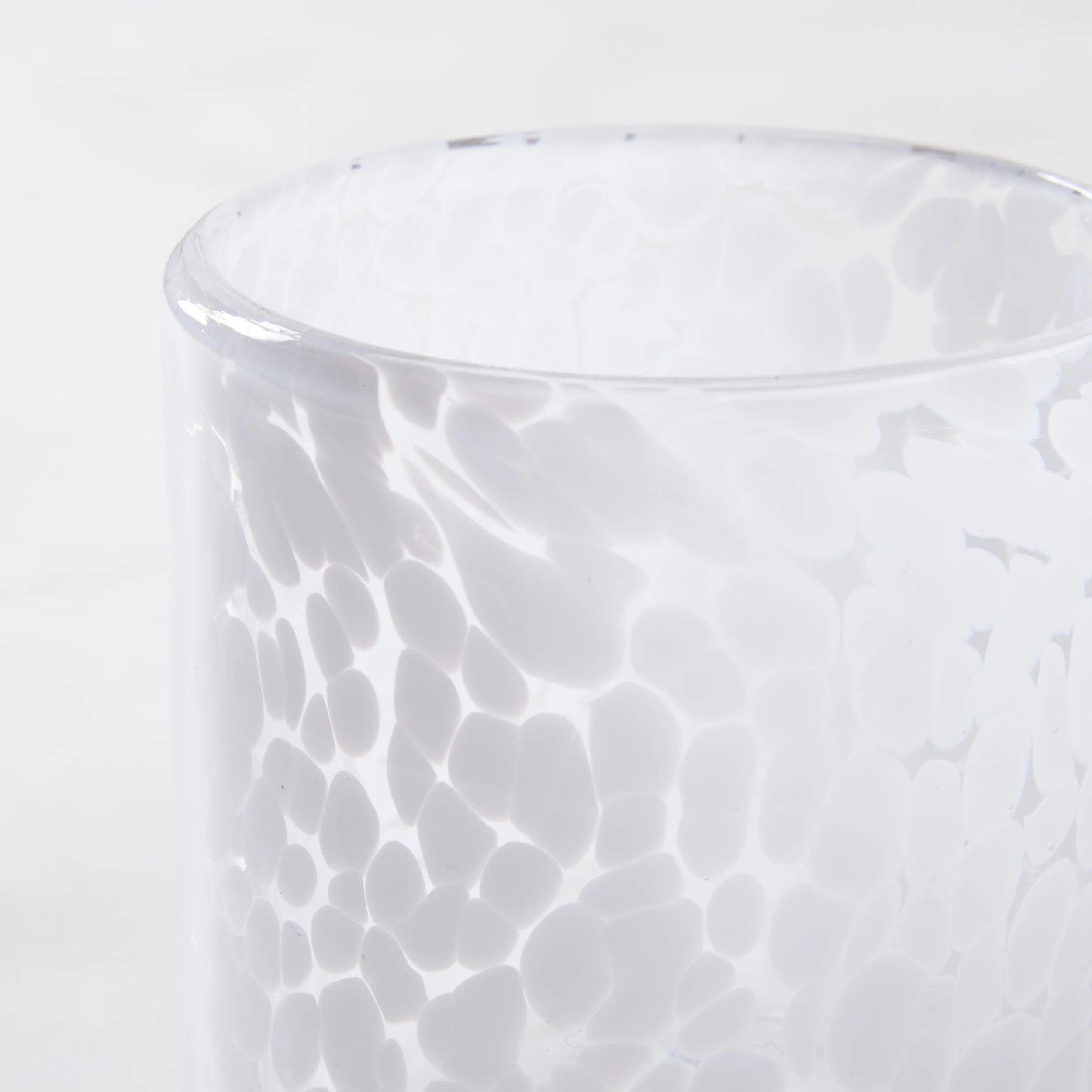 White Tortoise Double Old-Fashioned Glass, 15oz - Image 6