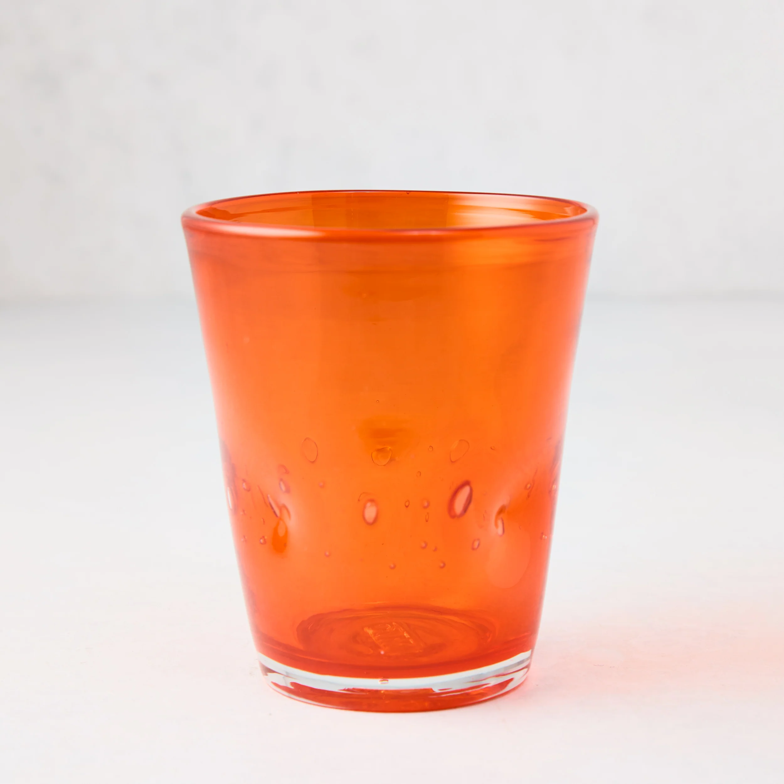 Dark Orange Henri Glass, 8 oz. - Image 3