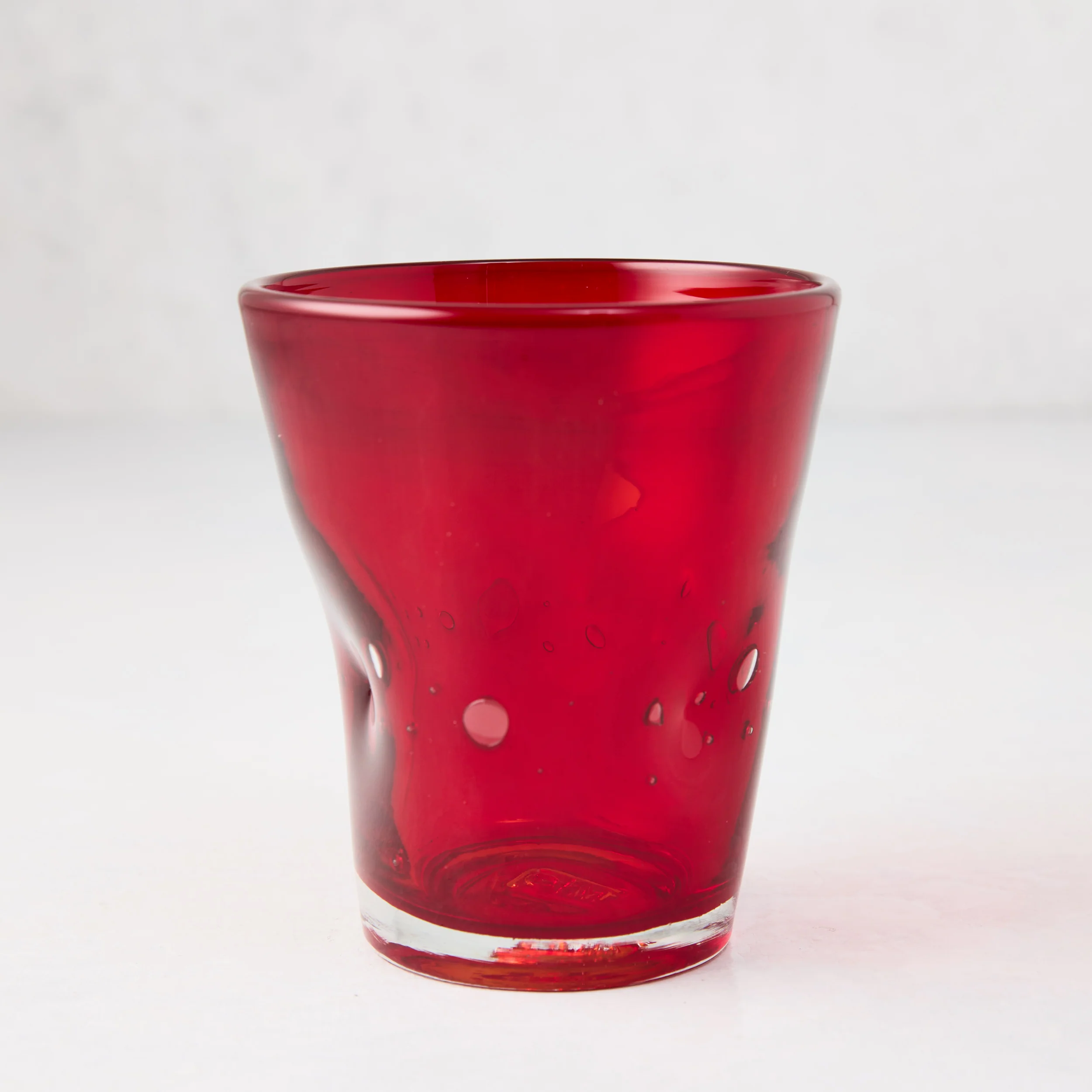 Red Henri Glass, 8 oz. - Image 3