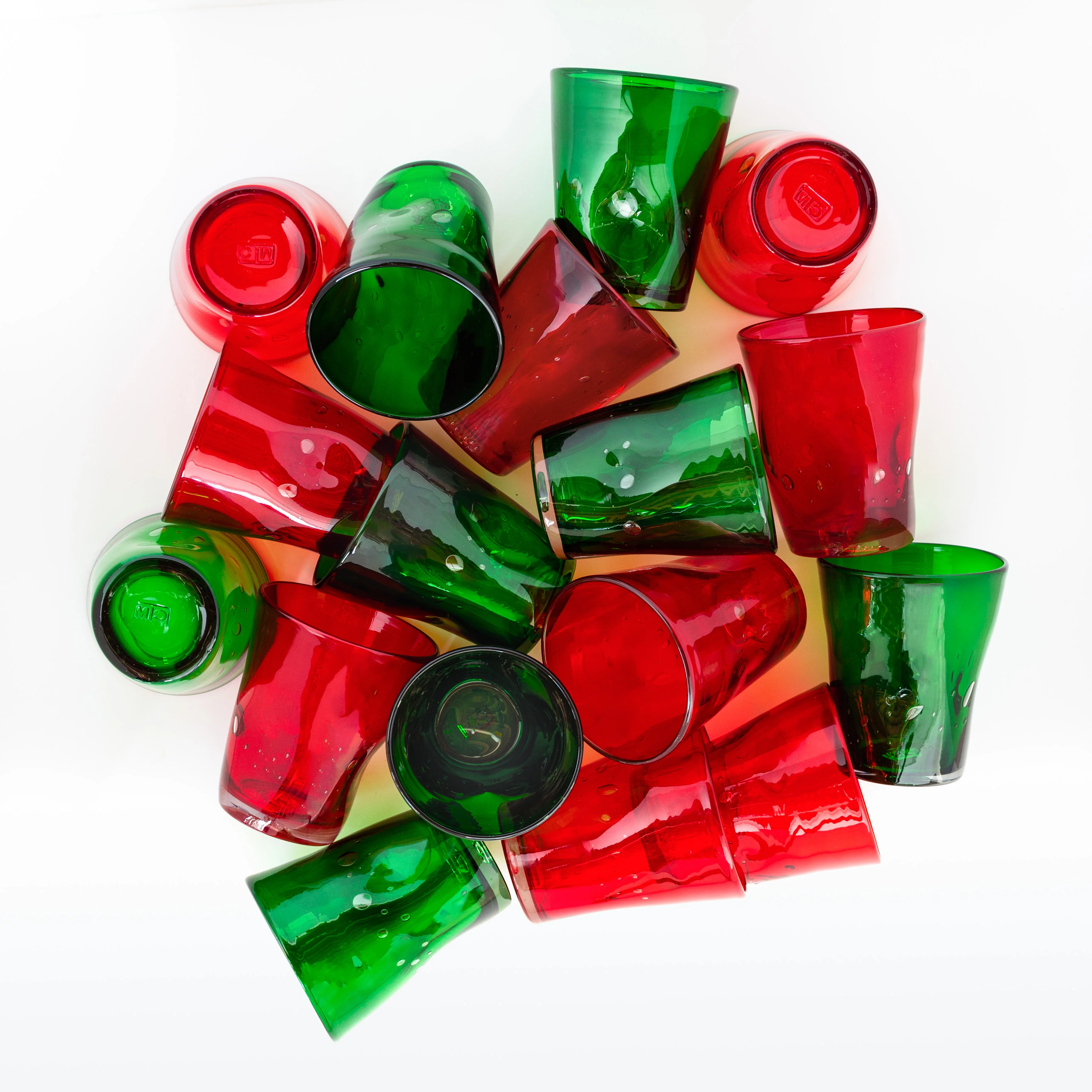 Red Henri Glass, 8 oz. - Image 6