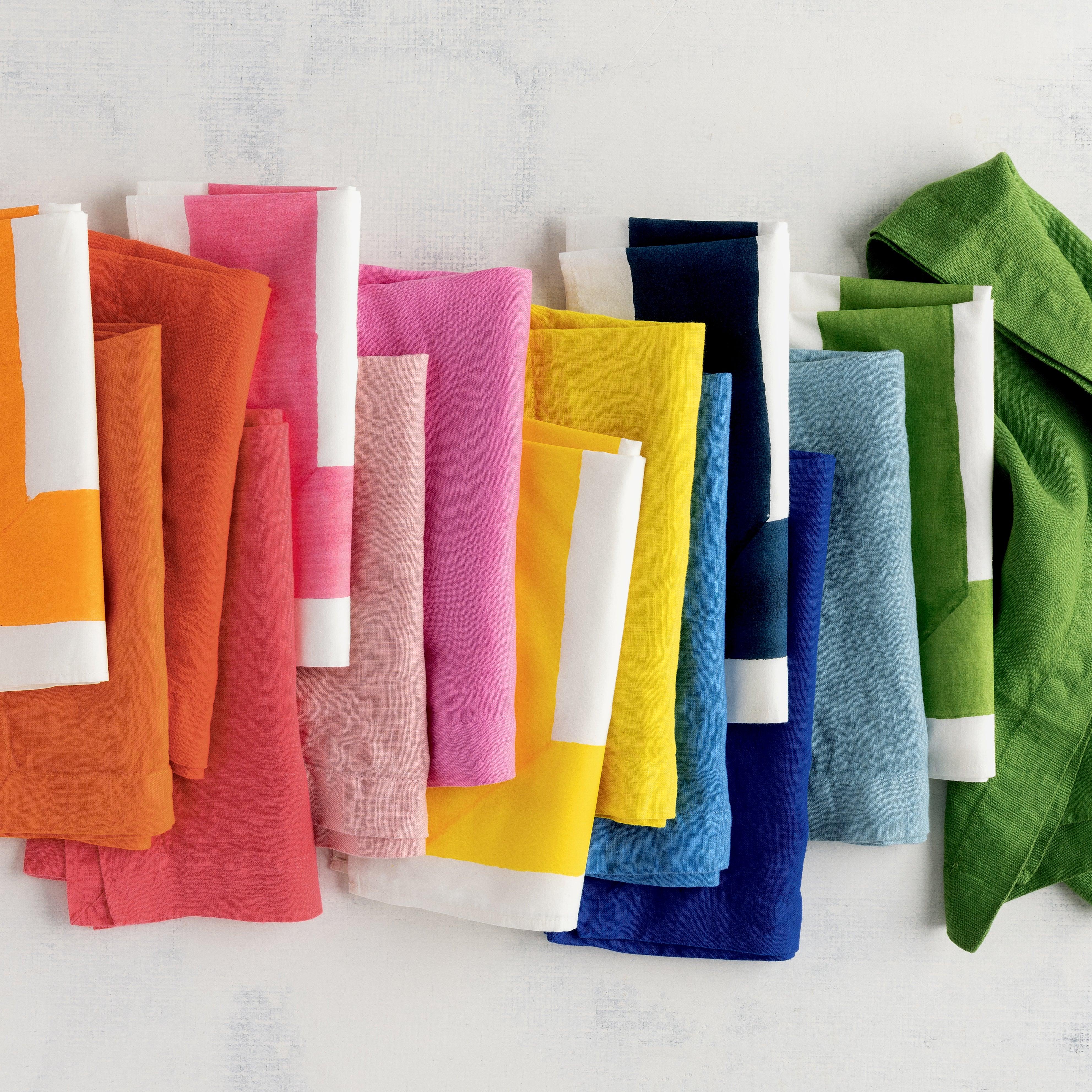 Cloudy HG Signature Hand-dyed Linen Napkin - Image 3