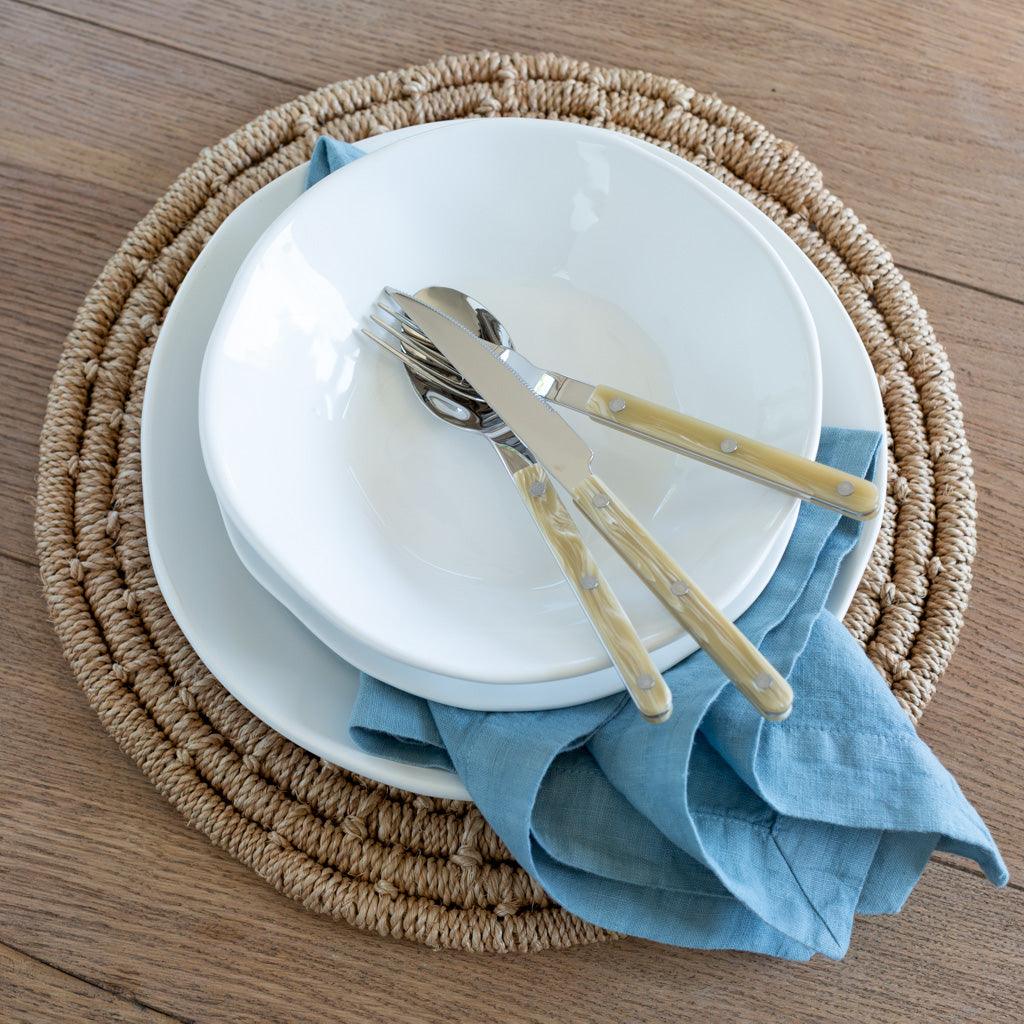 Cloudy HG Signature Hand-dyed Linen Napkin - Image 5