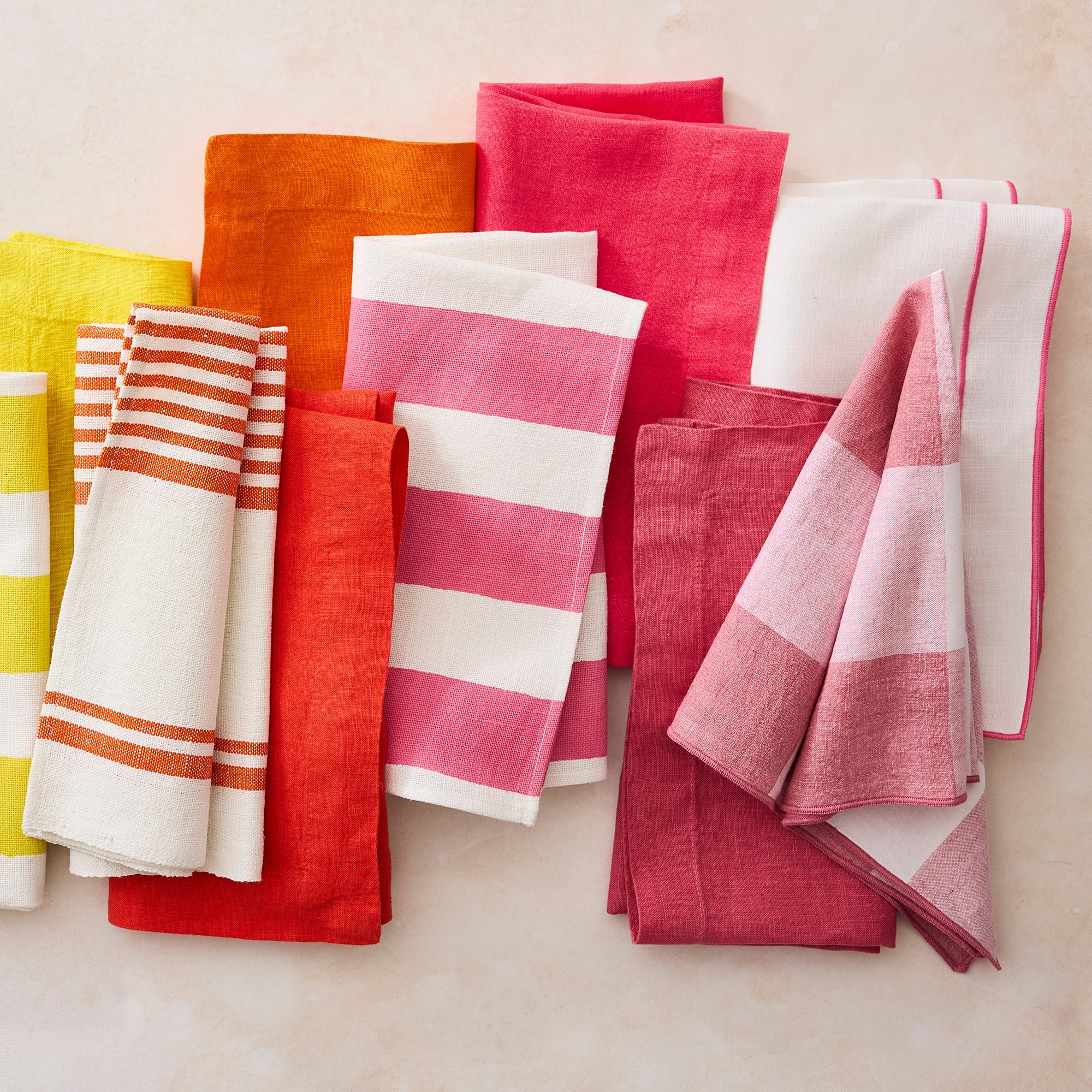 Persimmon HG Signature Hand-dyed Linen Napkin - Image 3