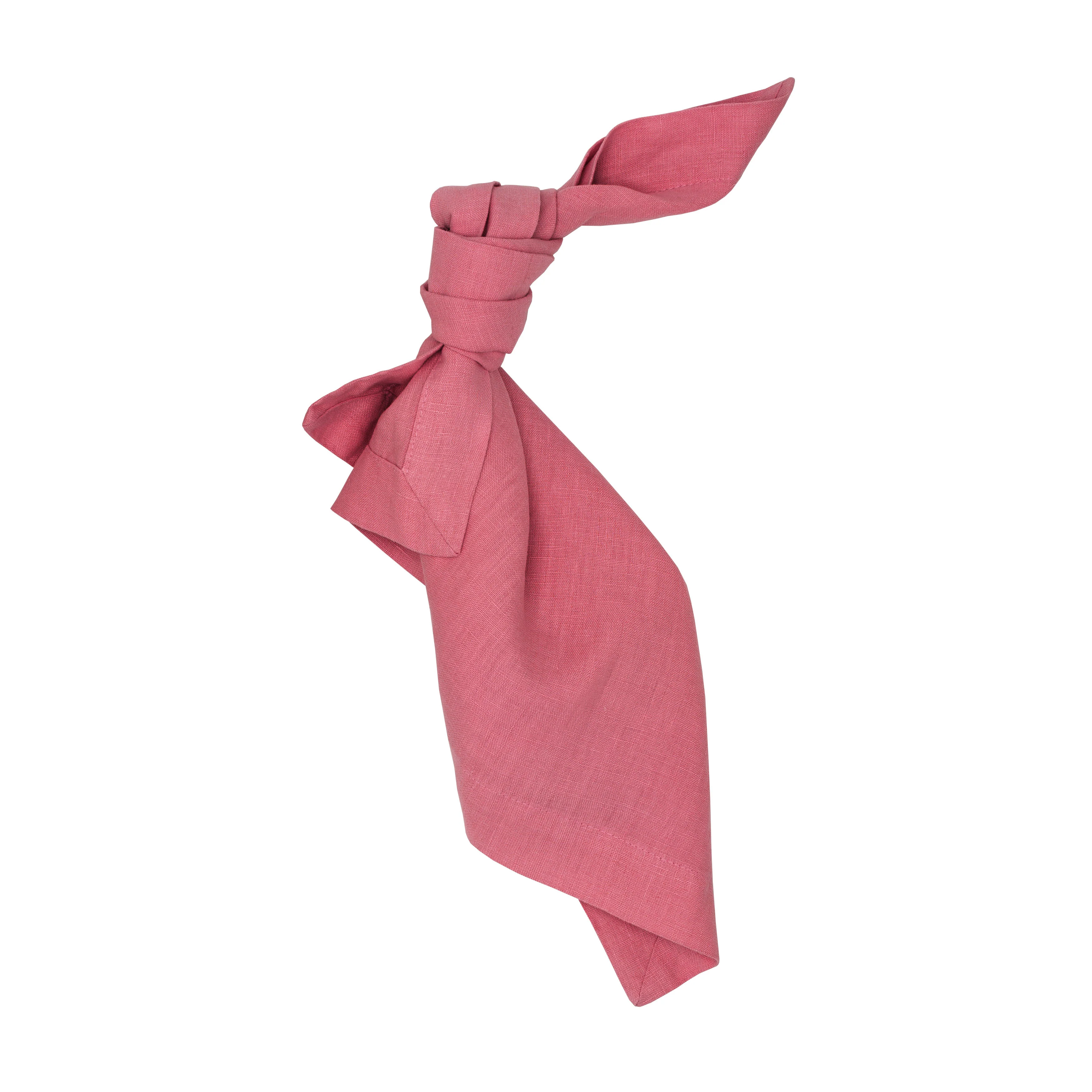 Rosy HG Hand-Dyed Linen Napkin, 22" - Image 4