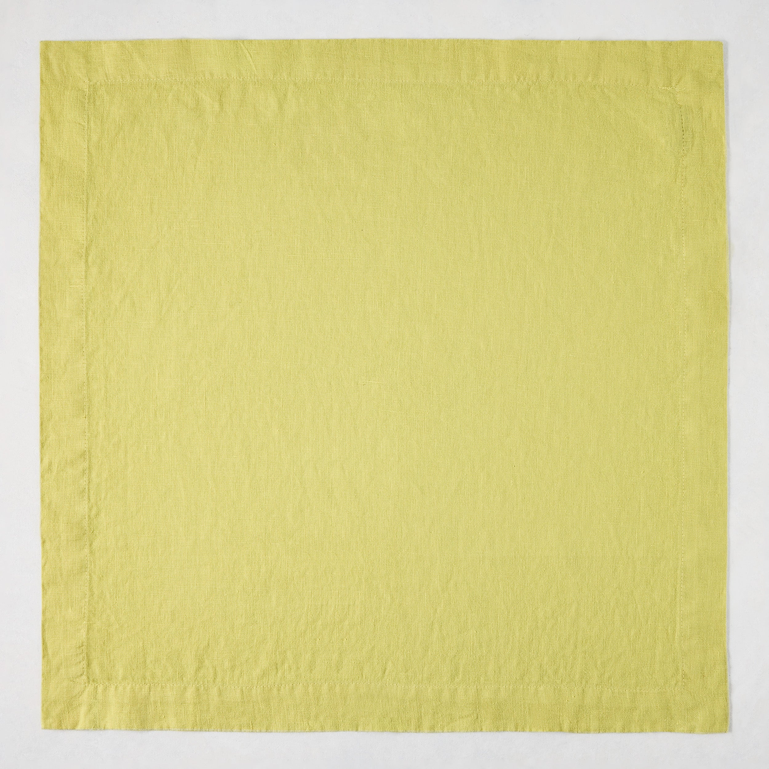 HG Sour Apple Hand-dyed Linen Napkin - Image 2