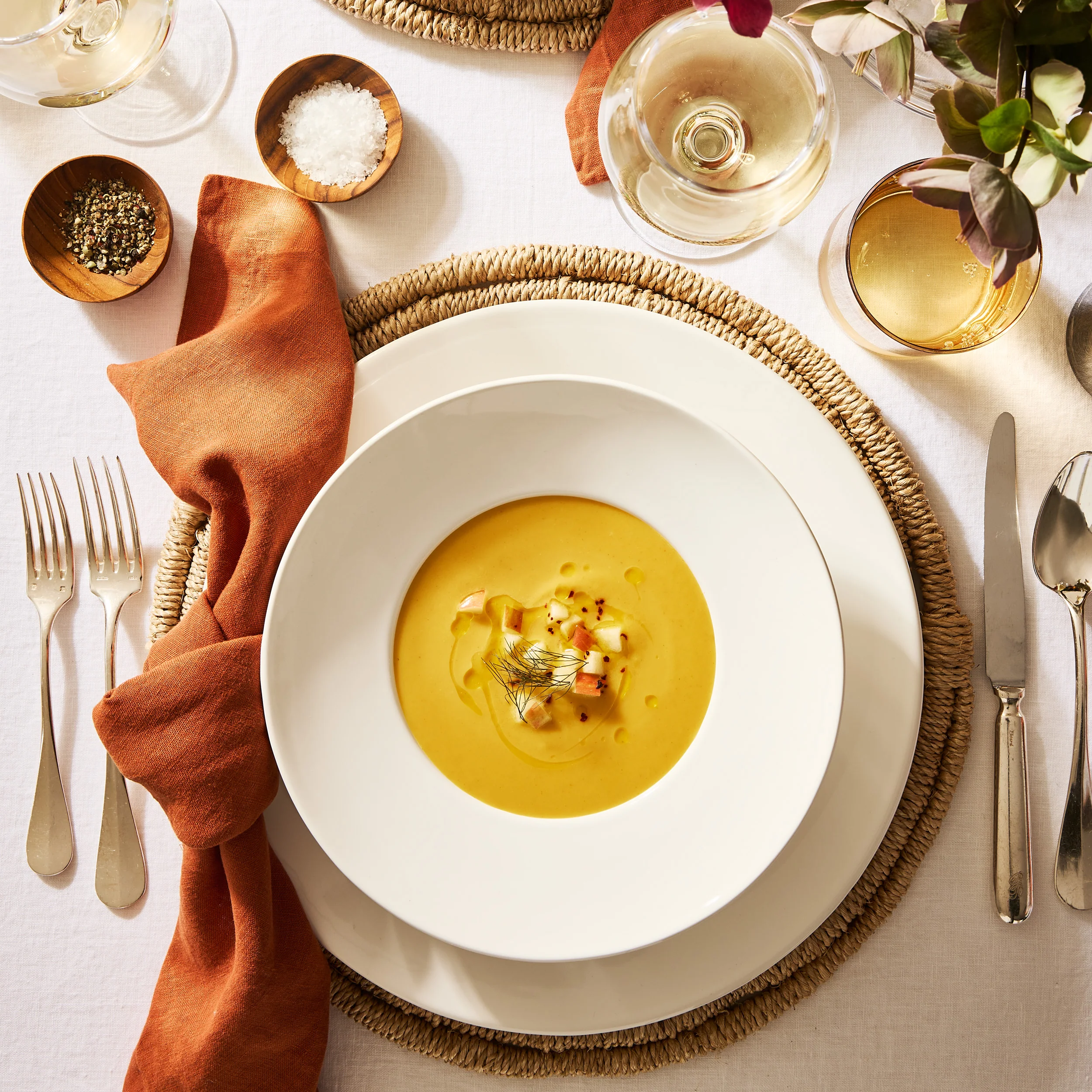 Spice HG Hand-Dyed Linen Napkin, 22" - Image 2