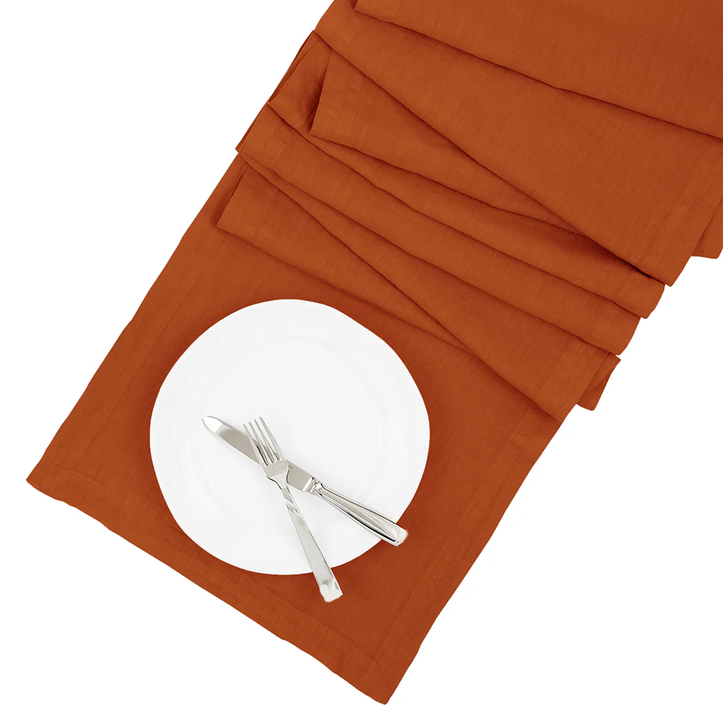 Spice HG Hand-dyed Linen Table Runner