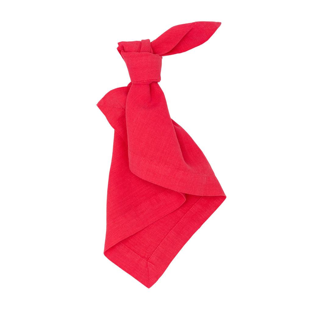 Watermelon HG Signature Hand-dyed Linen Napkin - Image 4