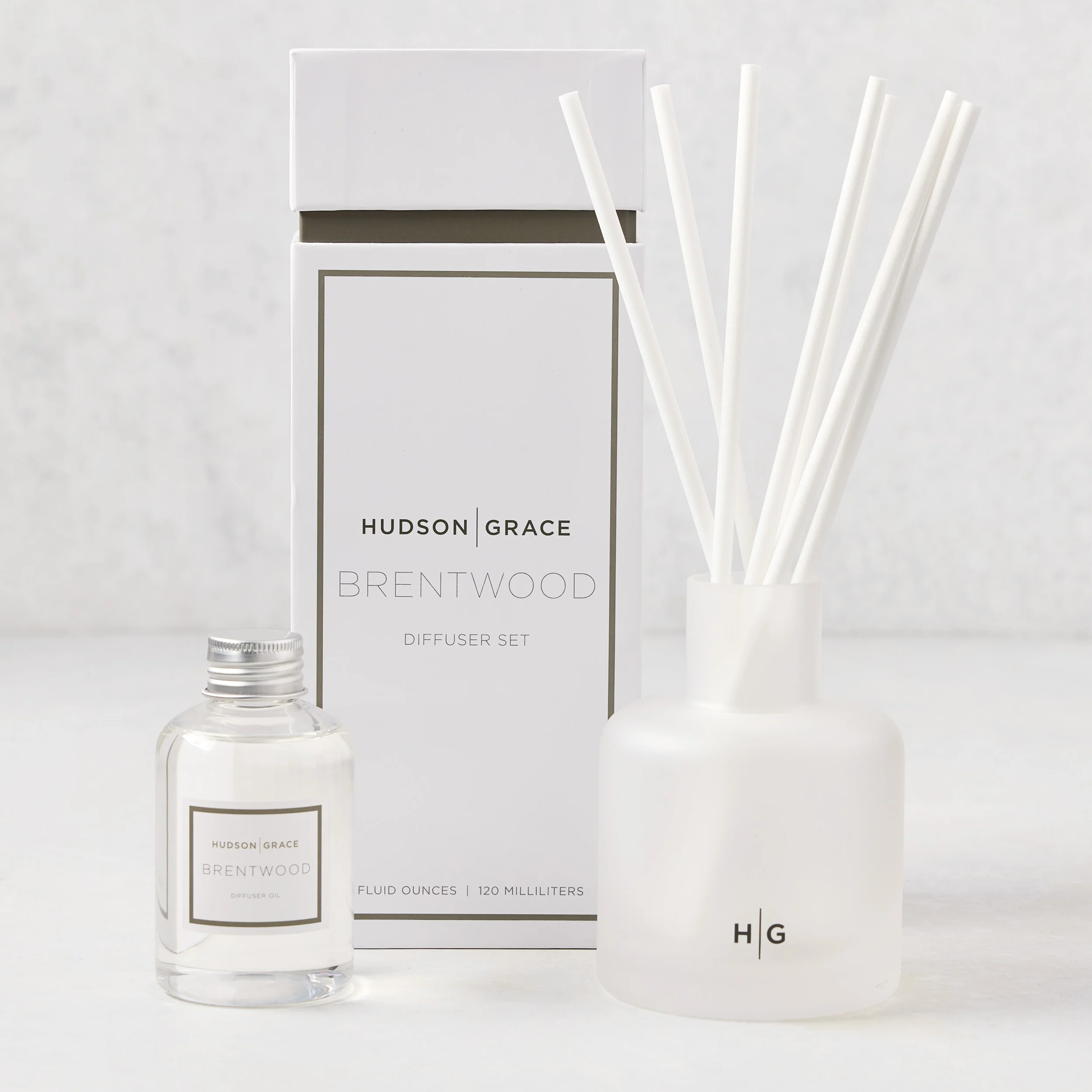Hudson Grace Brentwood Scented Reed Diffuser Oil Refill - Image 2