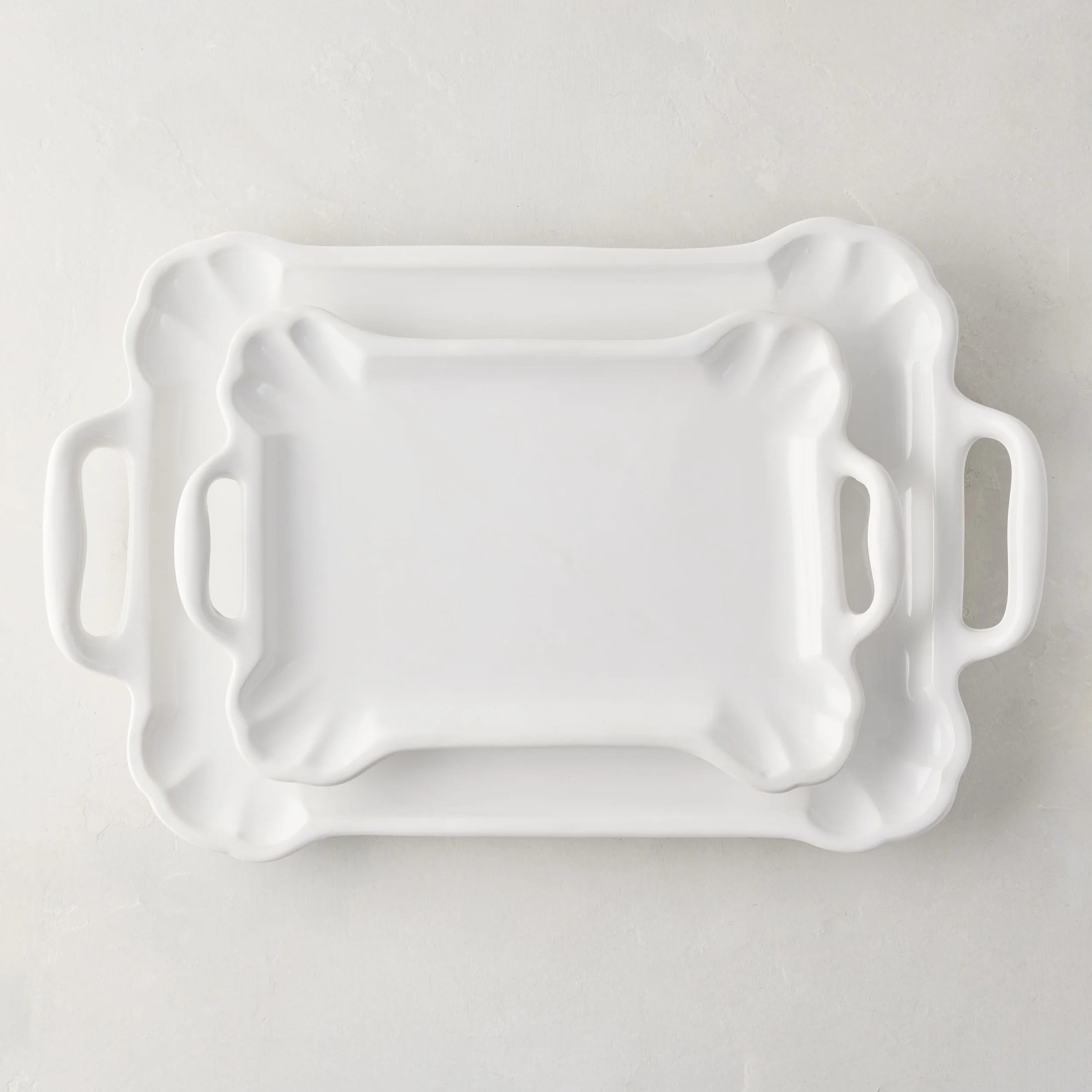 Large Alessia Ceramic Handled Serving Platter - Image 4