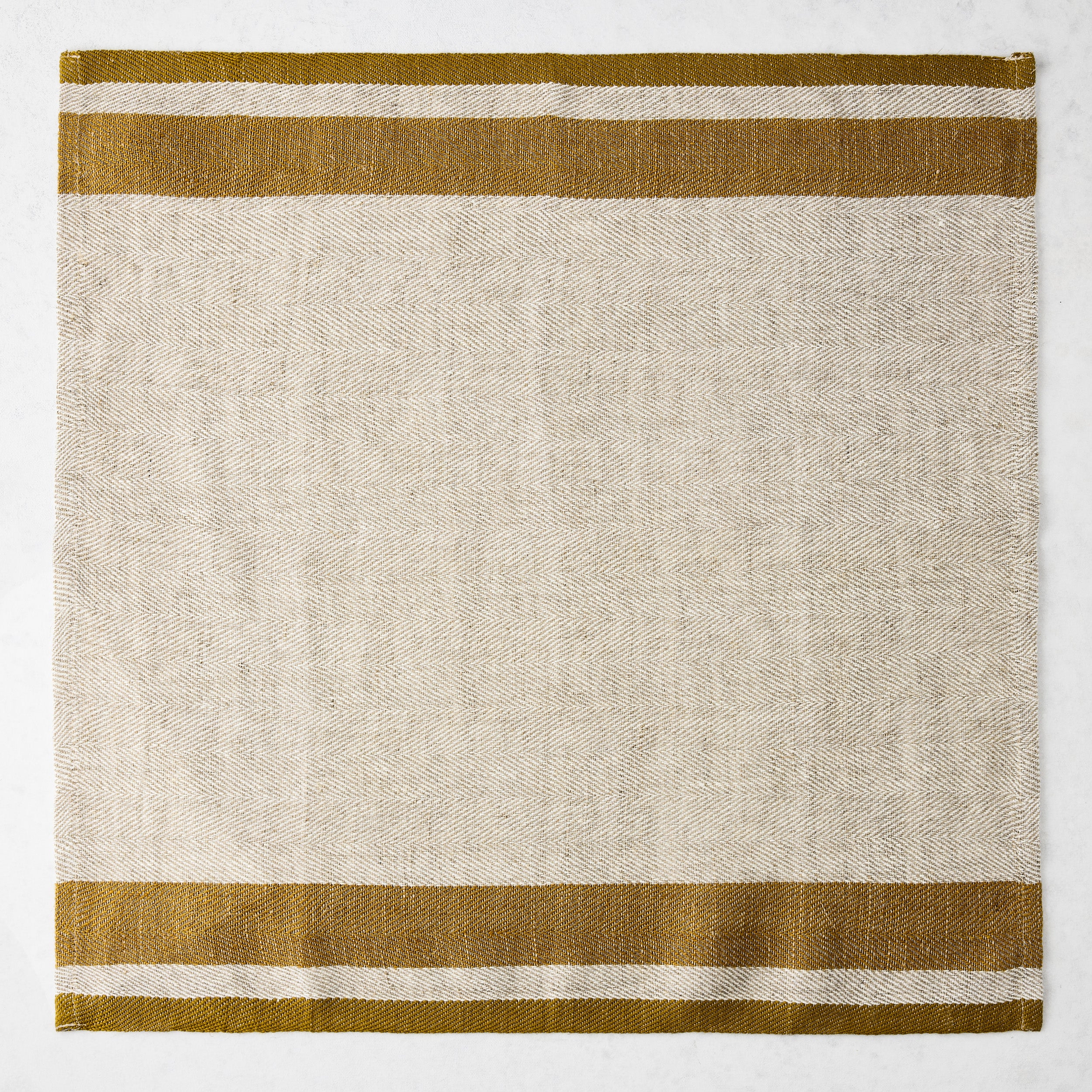 Lexington Gold Stripe Border Napkin - Image 3