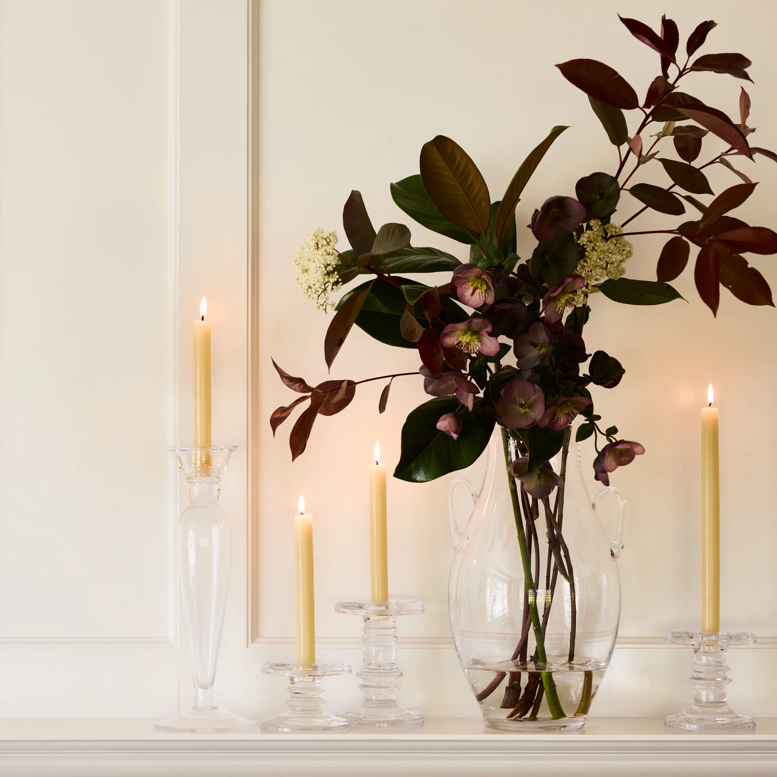 Lumière Glass Single Candlestick - Image 2