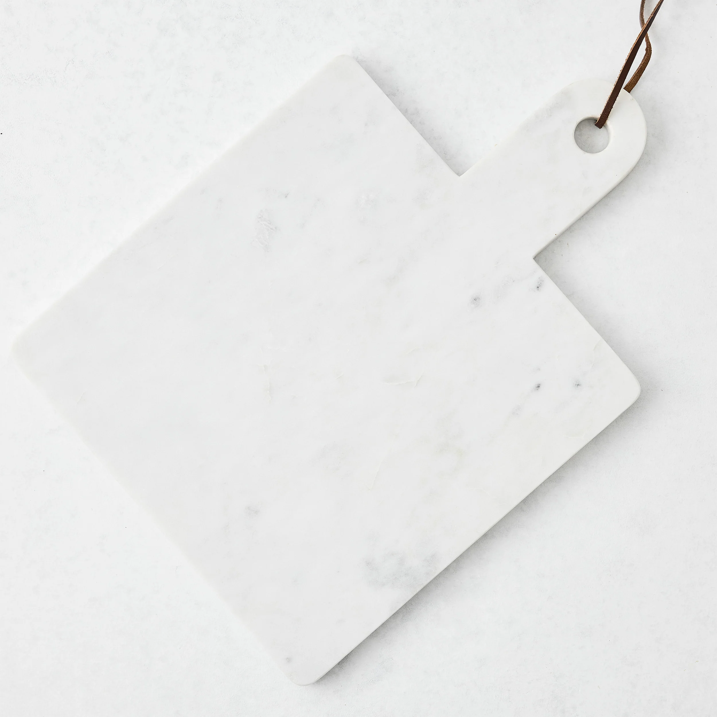 White Marble Square Serve Board