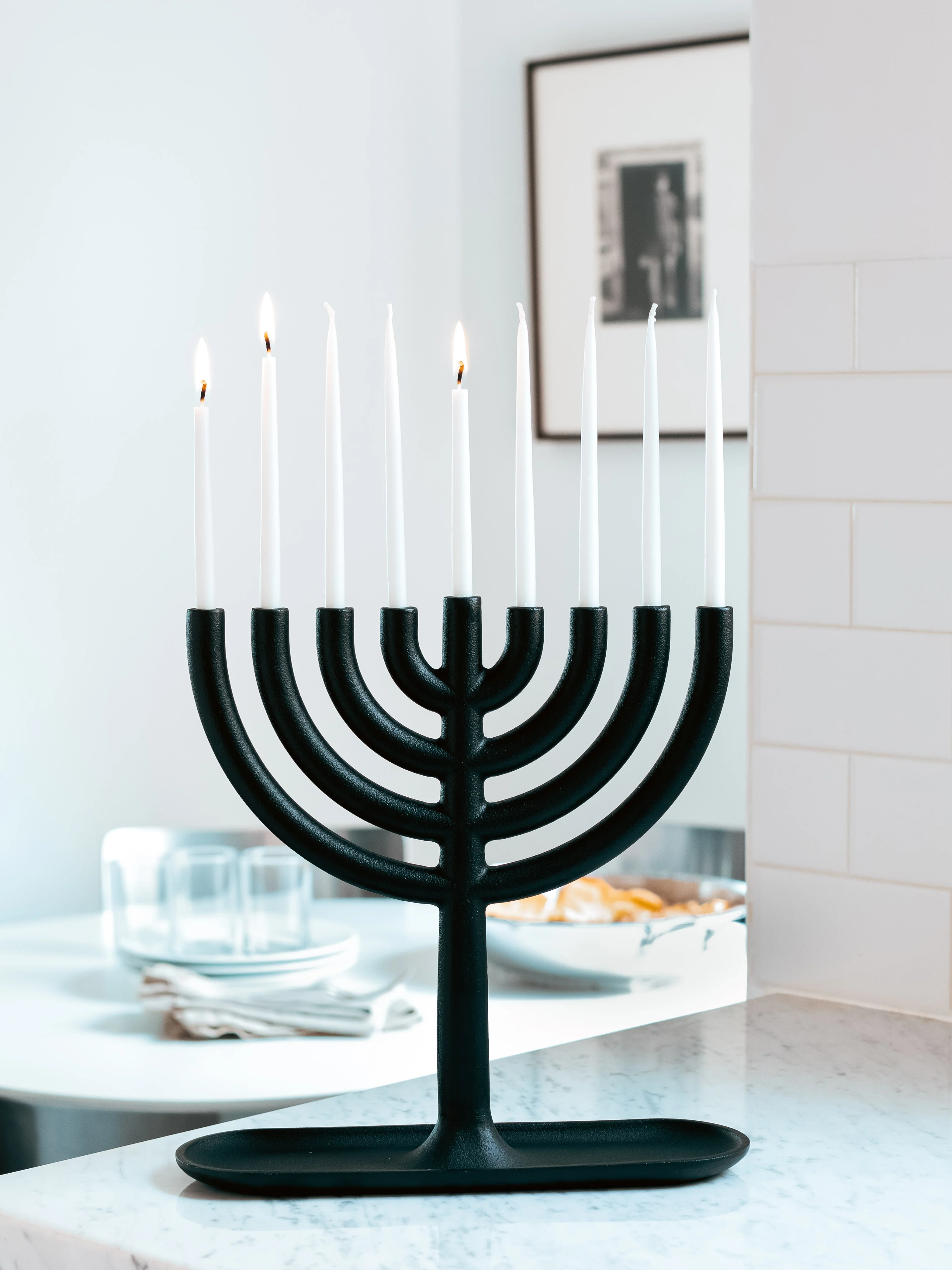 Tiny Taper Hanukkah Menorah Candles - Image 6