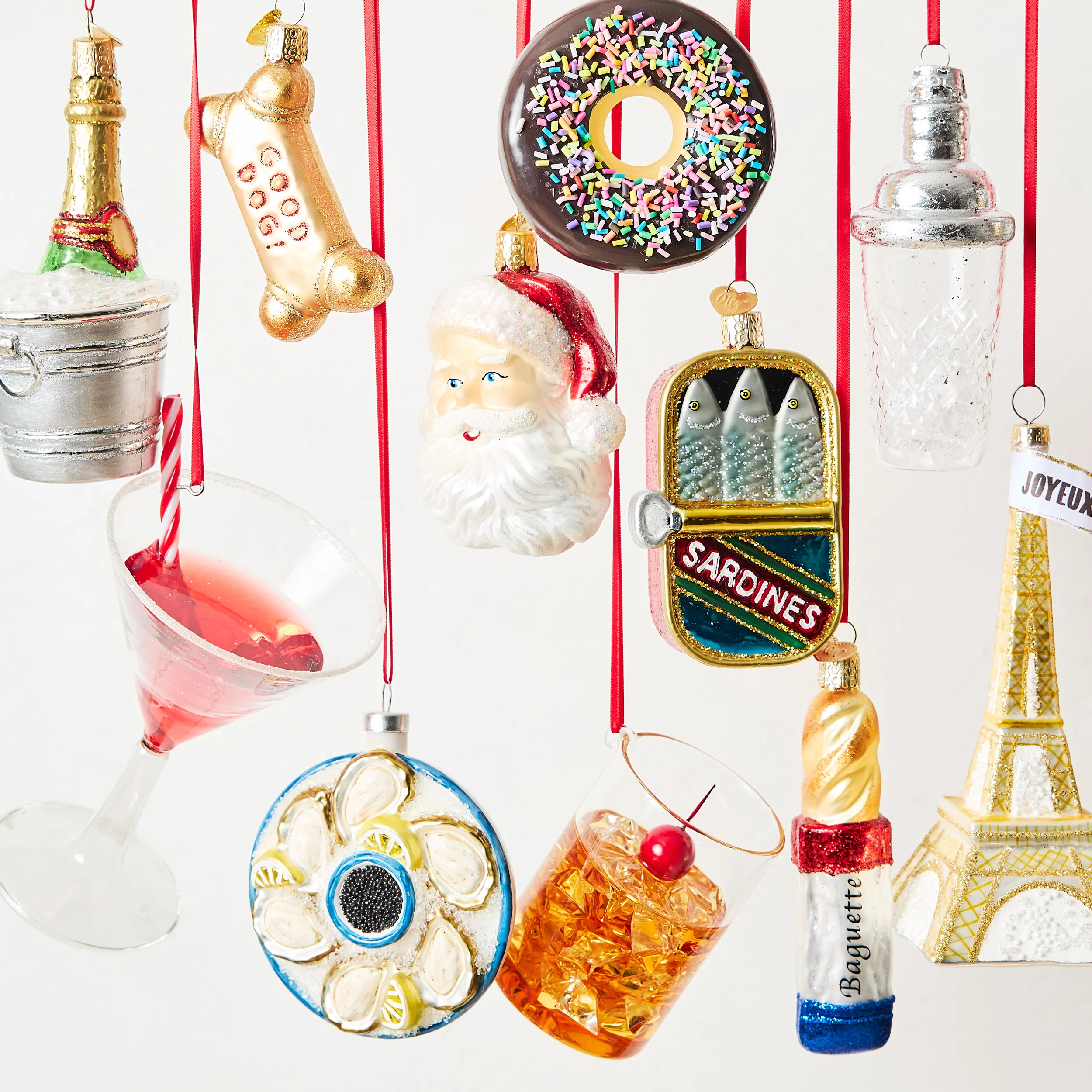 Classic Santa Head Christmas Tree Ornament - Image 4