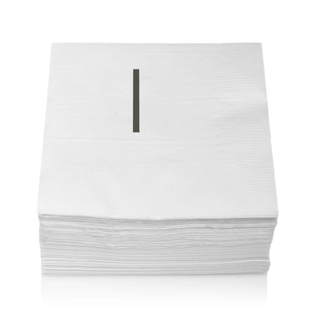 Monogram Paper Cocktail Napkins, A-Z - Image 11