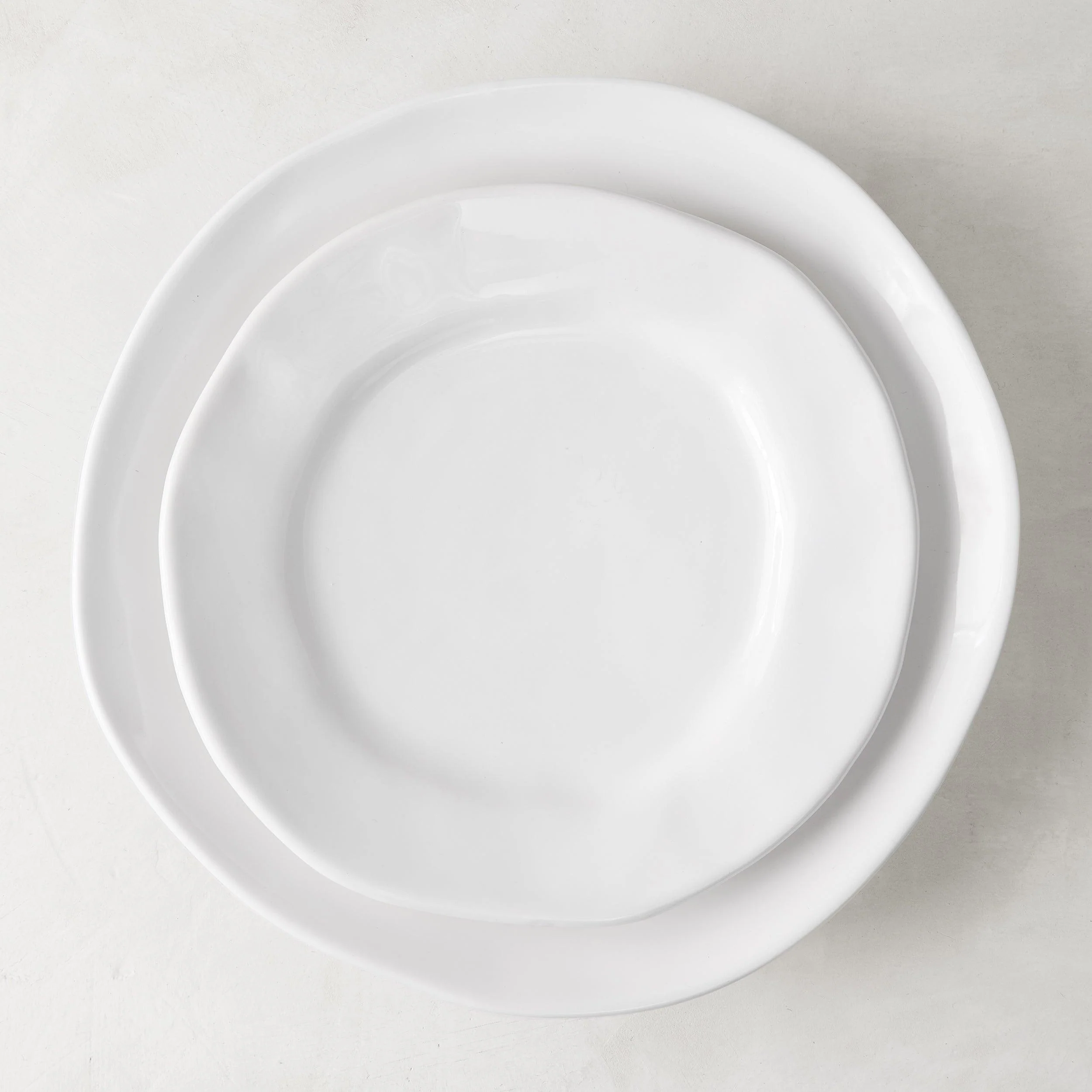 Organic Ceramic Dinner Plate - Image 4
