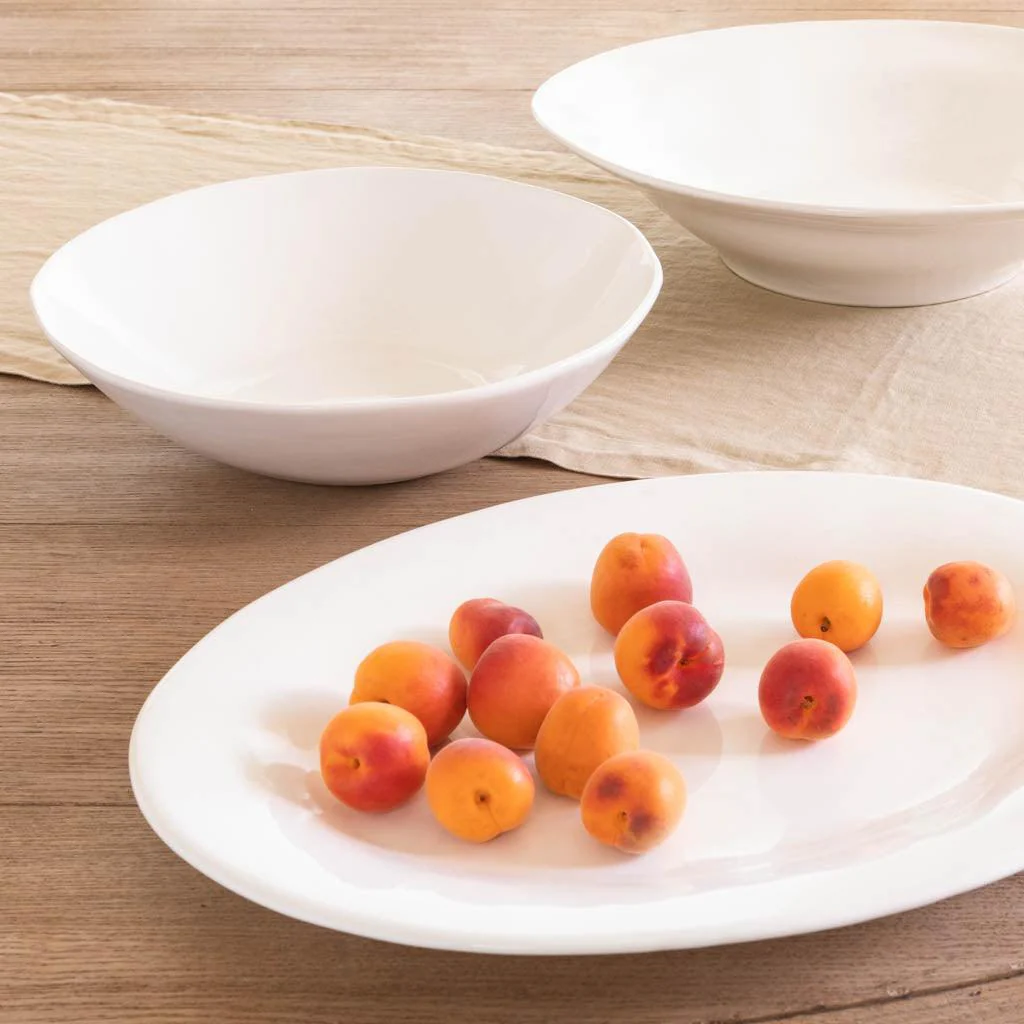 Organic Ceramic Serve Bowl - Image 3