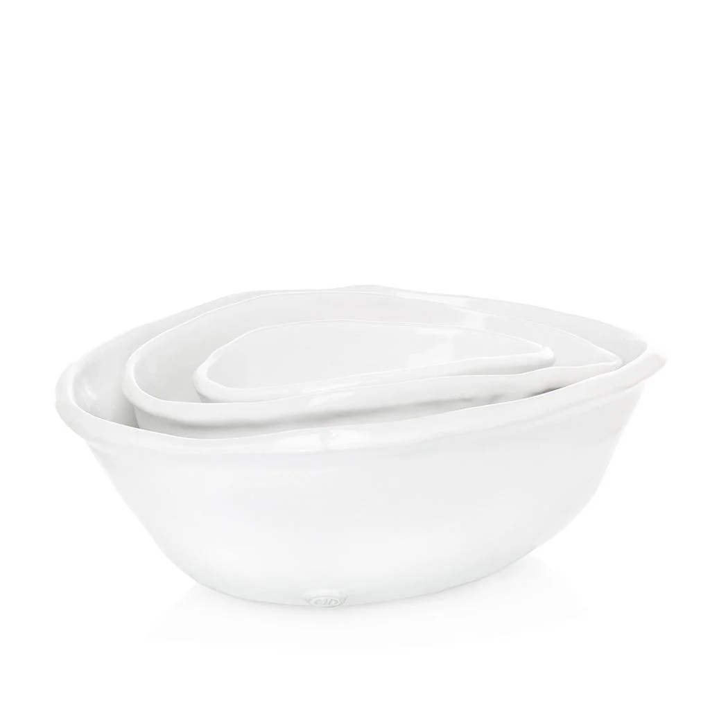 Handmade Ceramic Oval Bowls 5319, Set of 3 by Montes Doggett - Image 2
